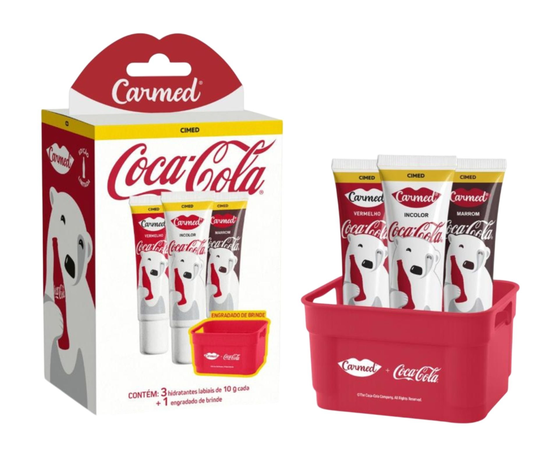 Kit Hidratante Labial Coca Cola Incolor 1
