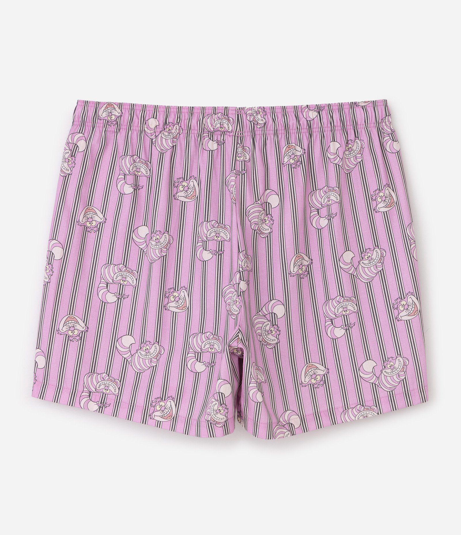 Cueca Samba-Canção em Algodão com Estampa Gato de Cheshire Rosa 5