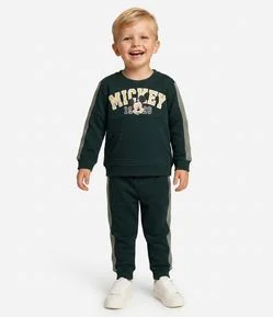 Conjunto em Tech Fleece do Mickey - Tam 1 a 6 Anos