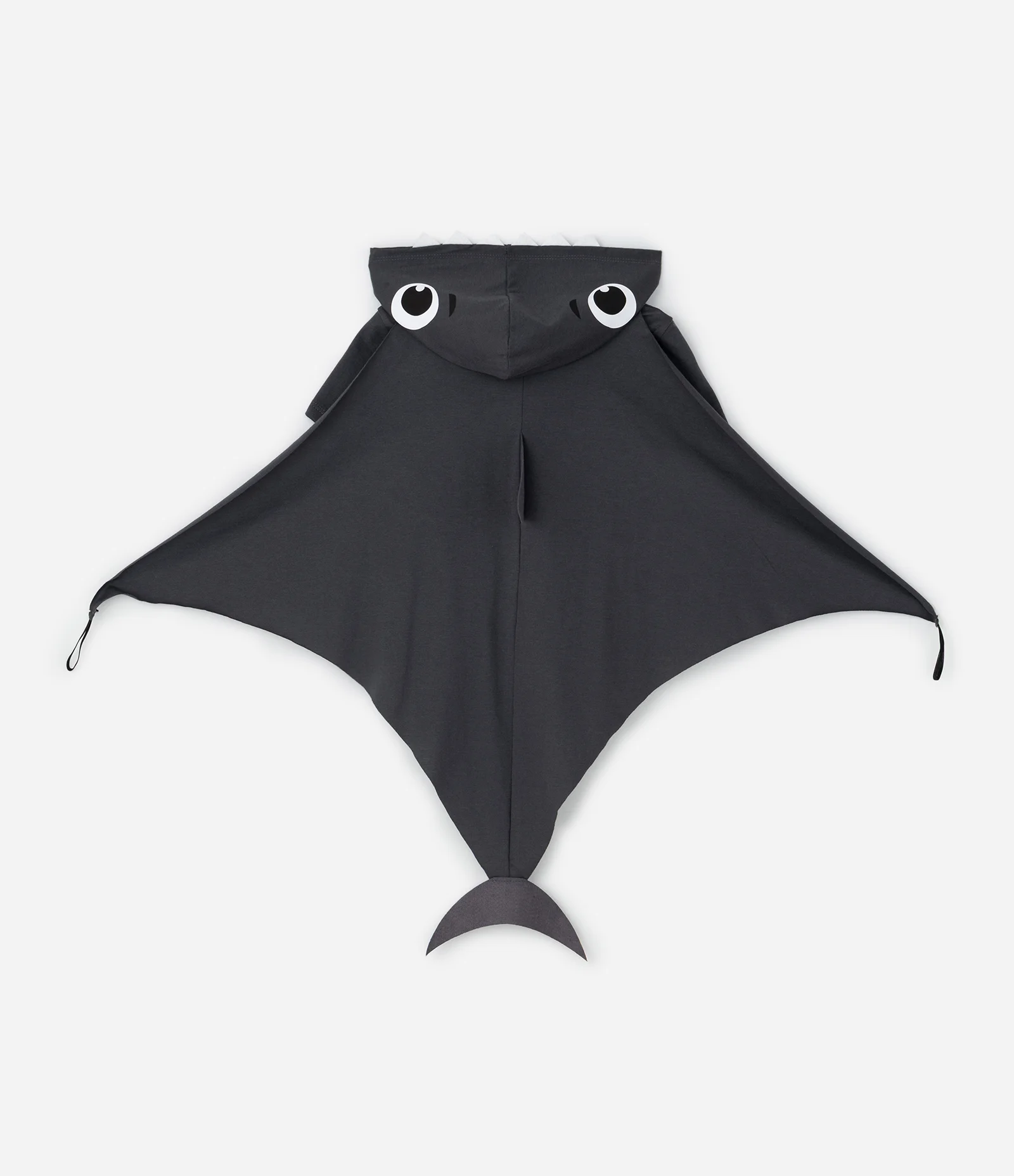 Camiseta Infantil com Estampa e Detalhes Aplicado de Tubarão – Tam 1 a 6 Anos Cinza Chumbo 2