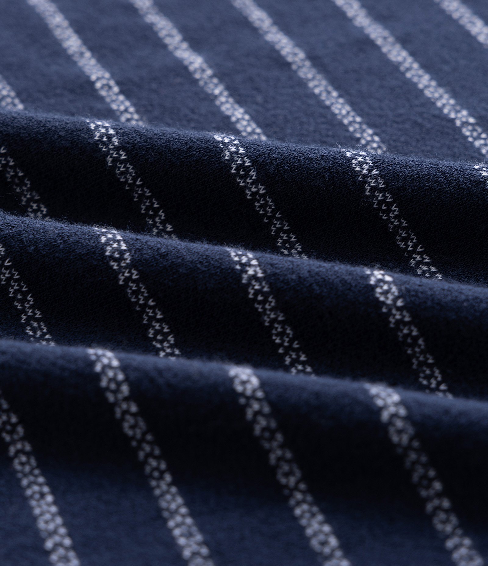 Pijama Curto Masculino Viscose Listrado Azul 7