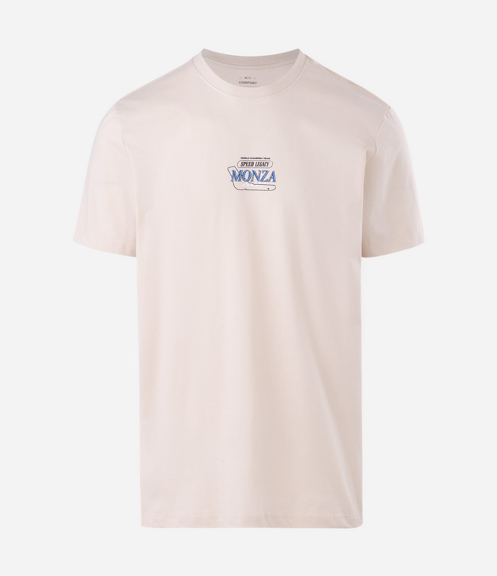 Camiseta Comfort em Meia Malha com Estampa Monza F1 Off White 5