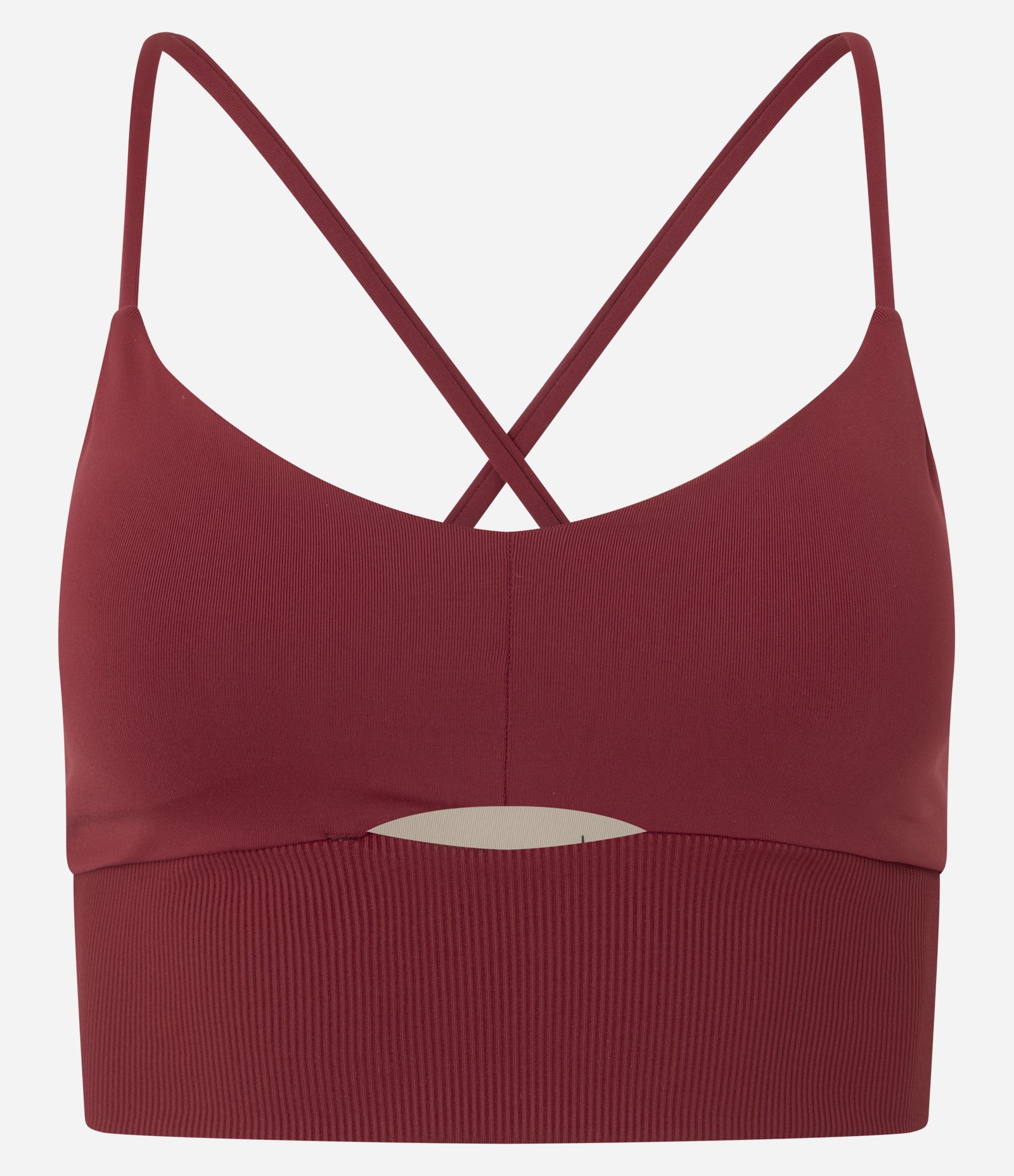 Top Esportivo em Poliamida com Bojo e Detalhe Vazado no Busto Vermelho 5