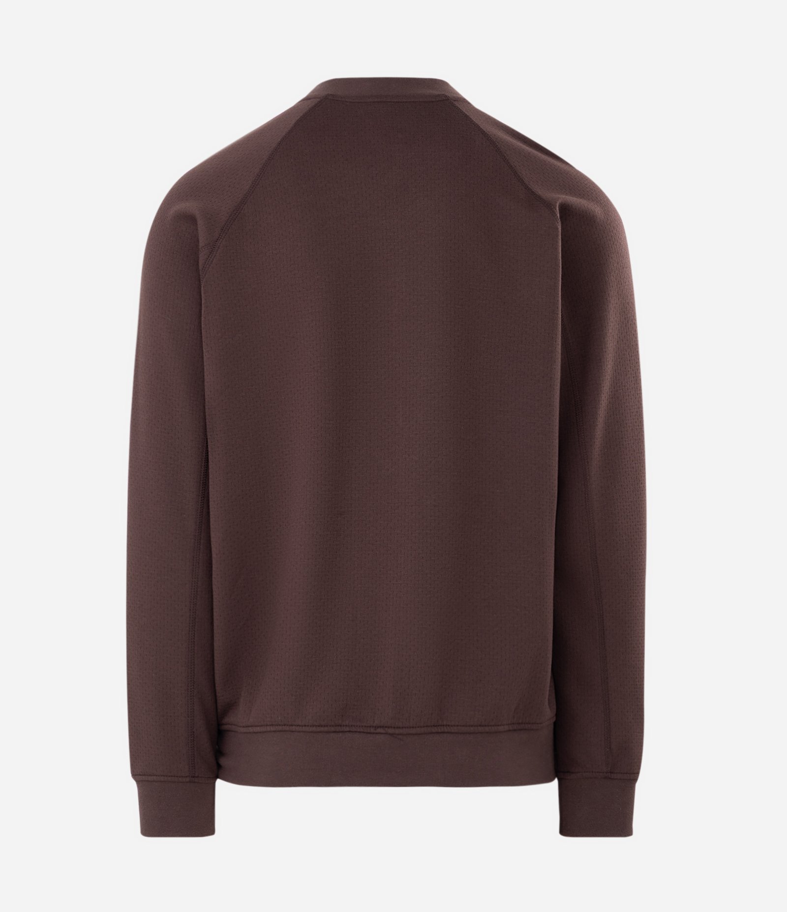 Casaco Comfort Fleece Bomber com Zíper Marrom 6