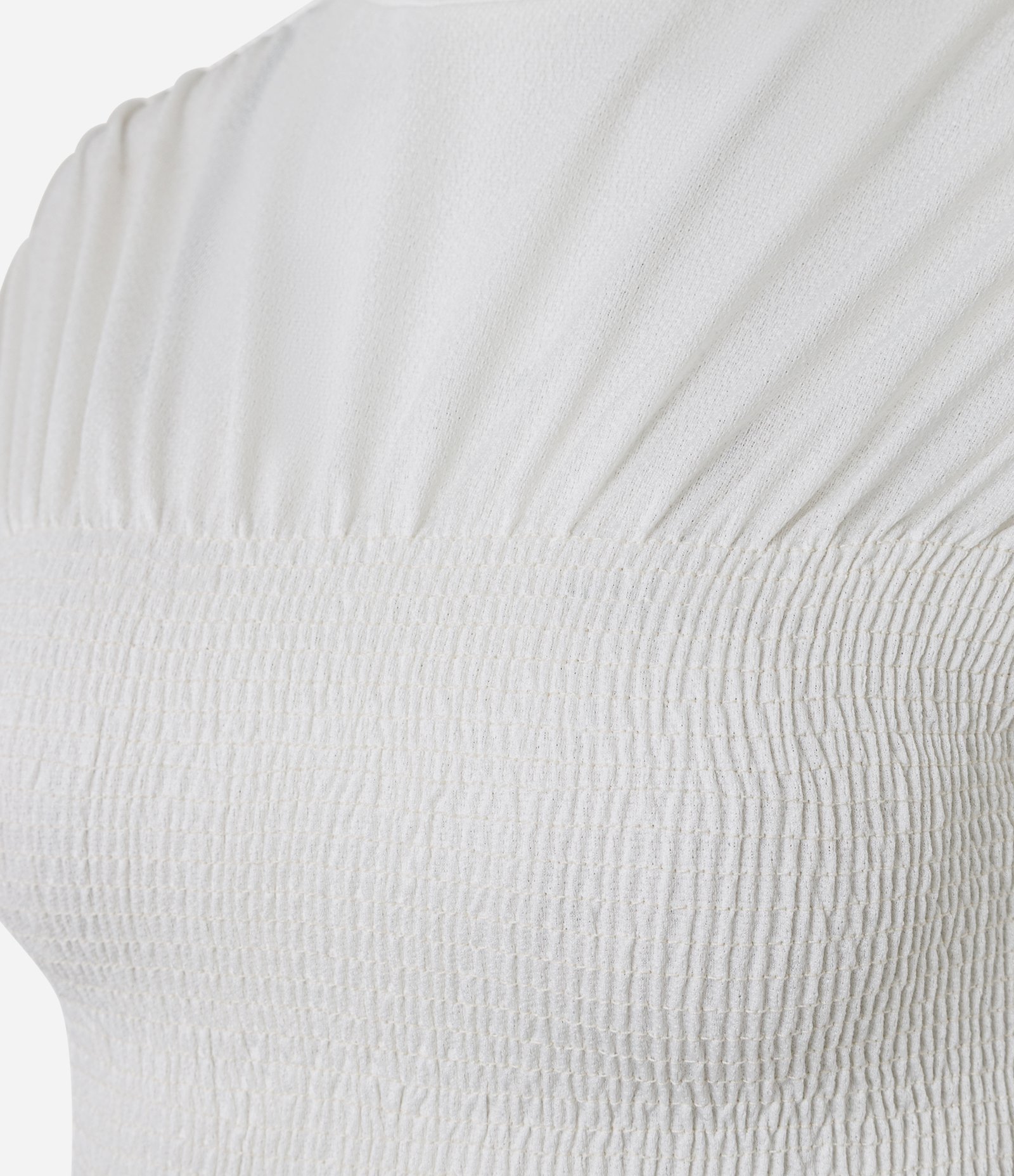 Blusa Sem Manga em Crepe com Golinha Alta Branco 5