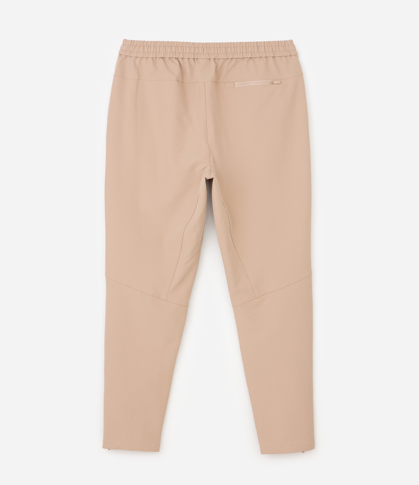 Calça Esportiva com Recortes e Cordão Bege 6