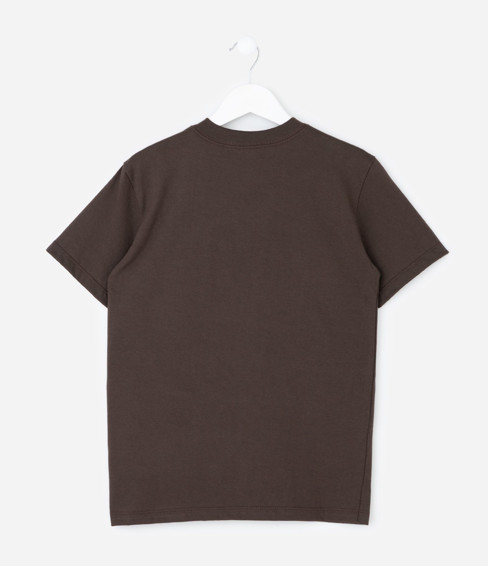 Camiseta Infantil em Algodão com Lettering Embossed – Tam 5 a 14 Anos Marrom 2
