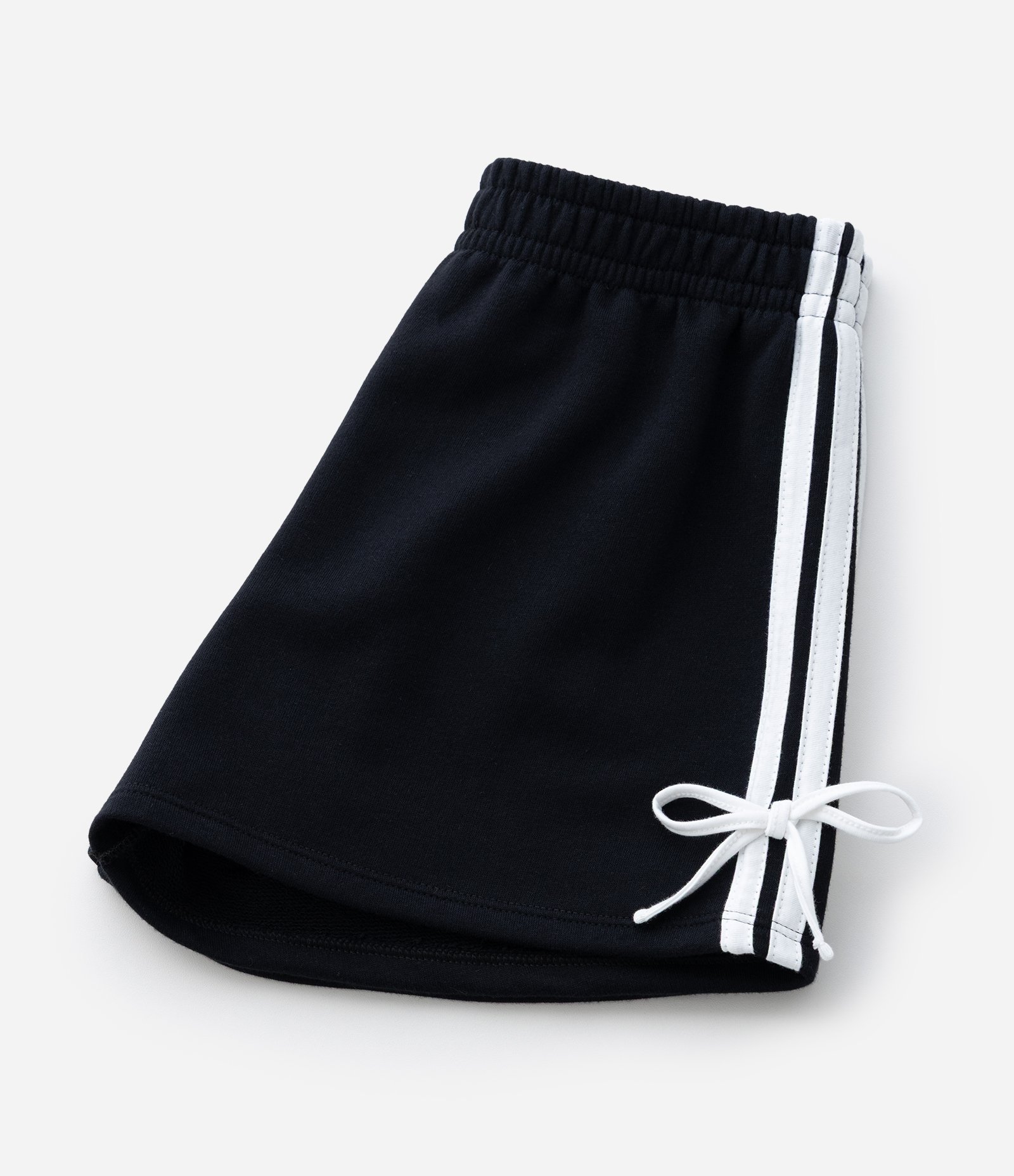 Short Infantil Moletom com Listra Lateral – Tam 5 a 14 Anos Preto 5