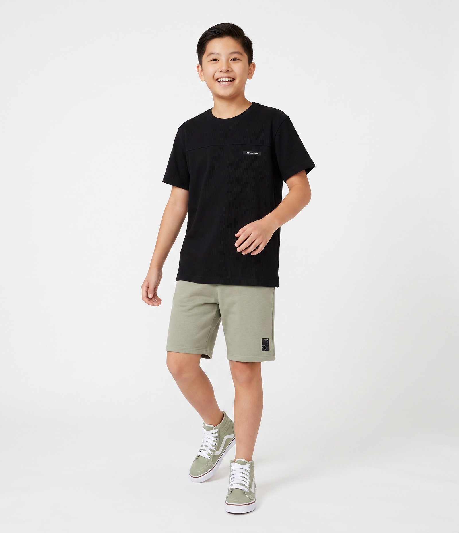 Camiseta Infantil Canelada - Tam 5 a 14 Anos Preto 1