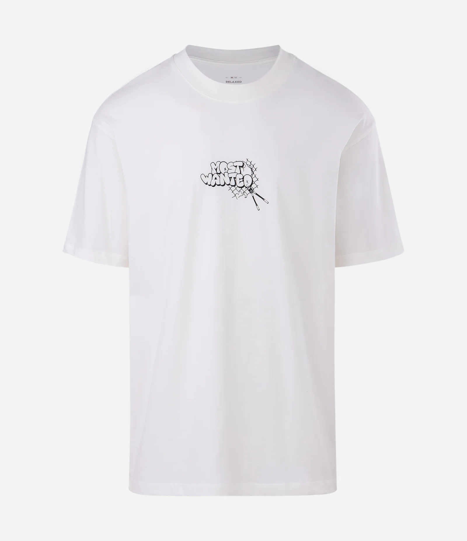 Camiseta Relaxed Manga Curta em Algodão Irmão Metralha Branco 6