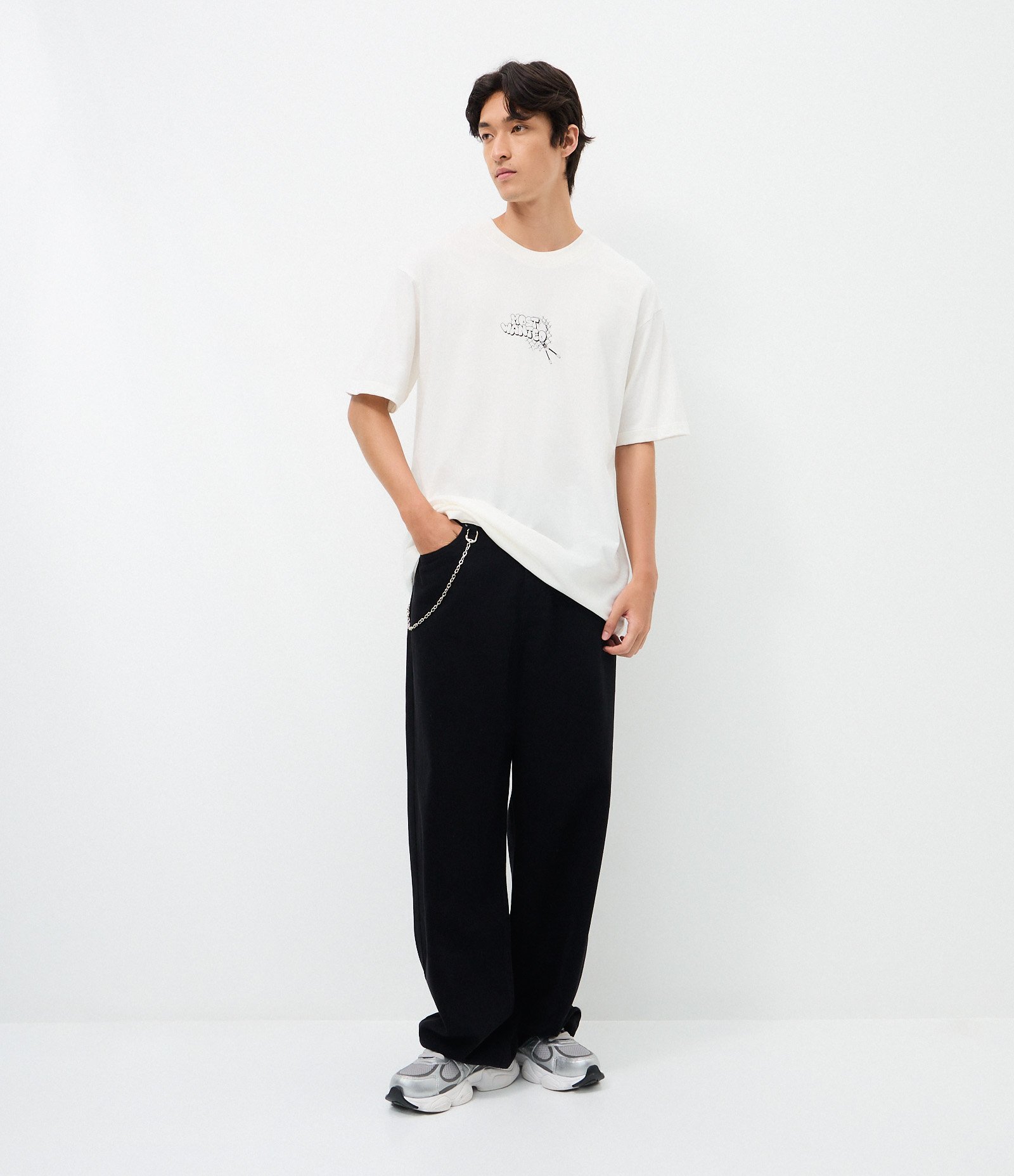 Camiseta Relaxed Manga Curta em Algodão Irmão Metralha Branco 3