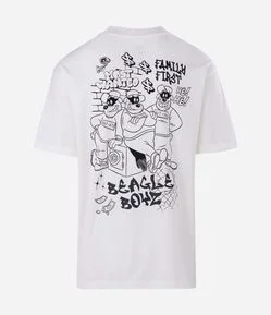 Camiseta Relaxed Manga Curta em Algodão Irmão Metralha