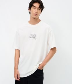 Camiseta Relaxed Manga Curta em Algodão Irmão Metralha