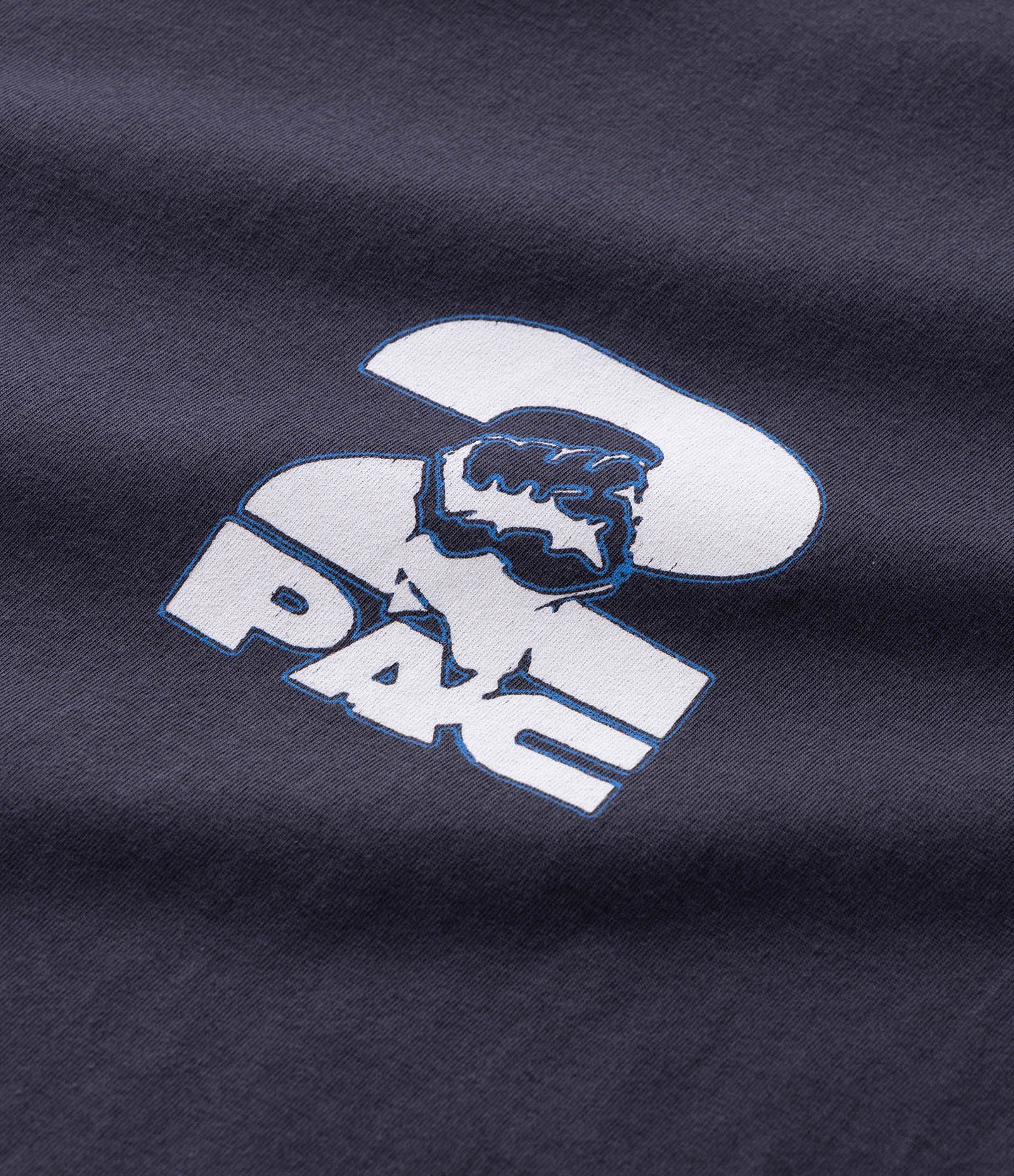 Camiseta Relaxed Manga Curta em Algodão Tupac Azul 8