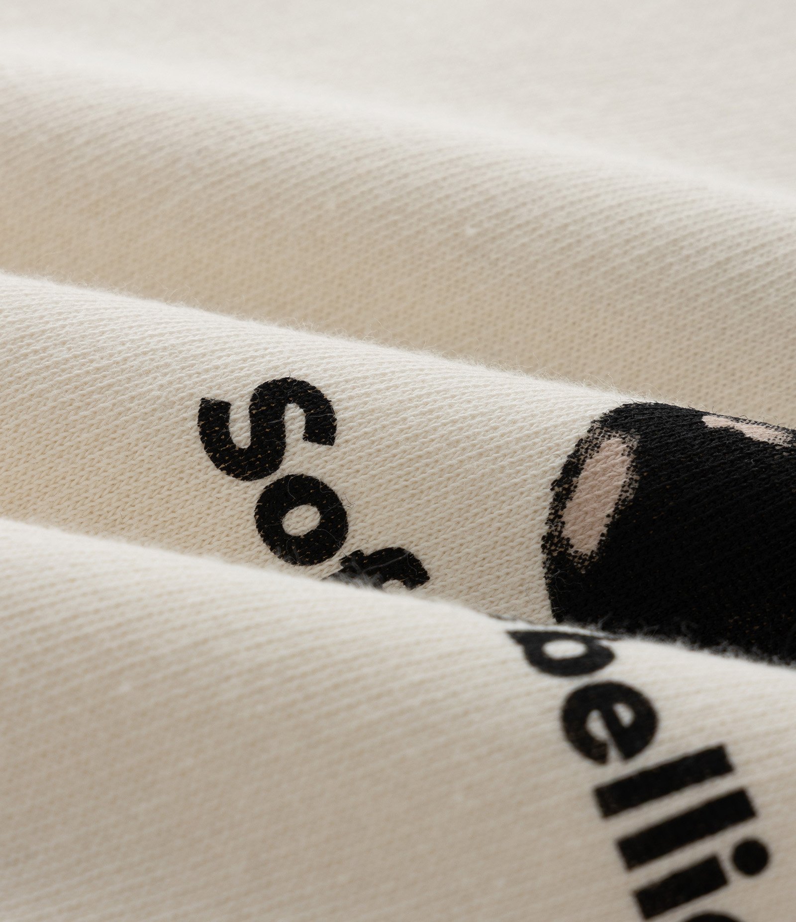 Casaco Infantil Oversized com Estampa de Cereja – Tam 7 a 16 Anos Bege Claro 3