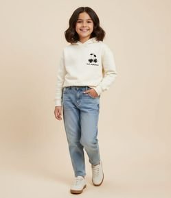 Casaco Infantil Oversized com Estampa de Cereja – Tam 7 a 16 Anos