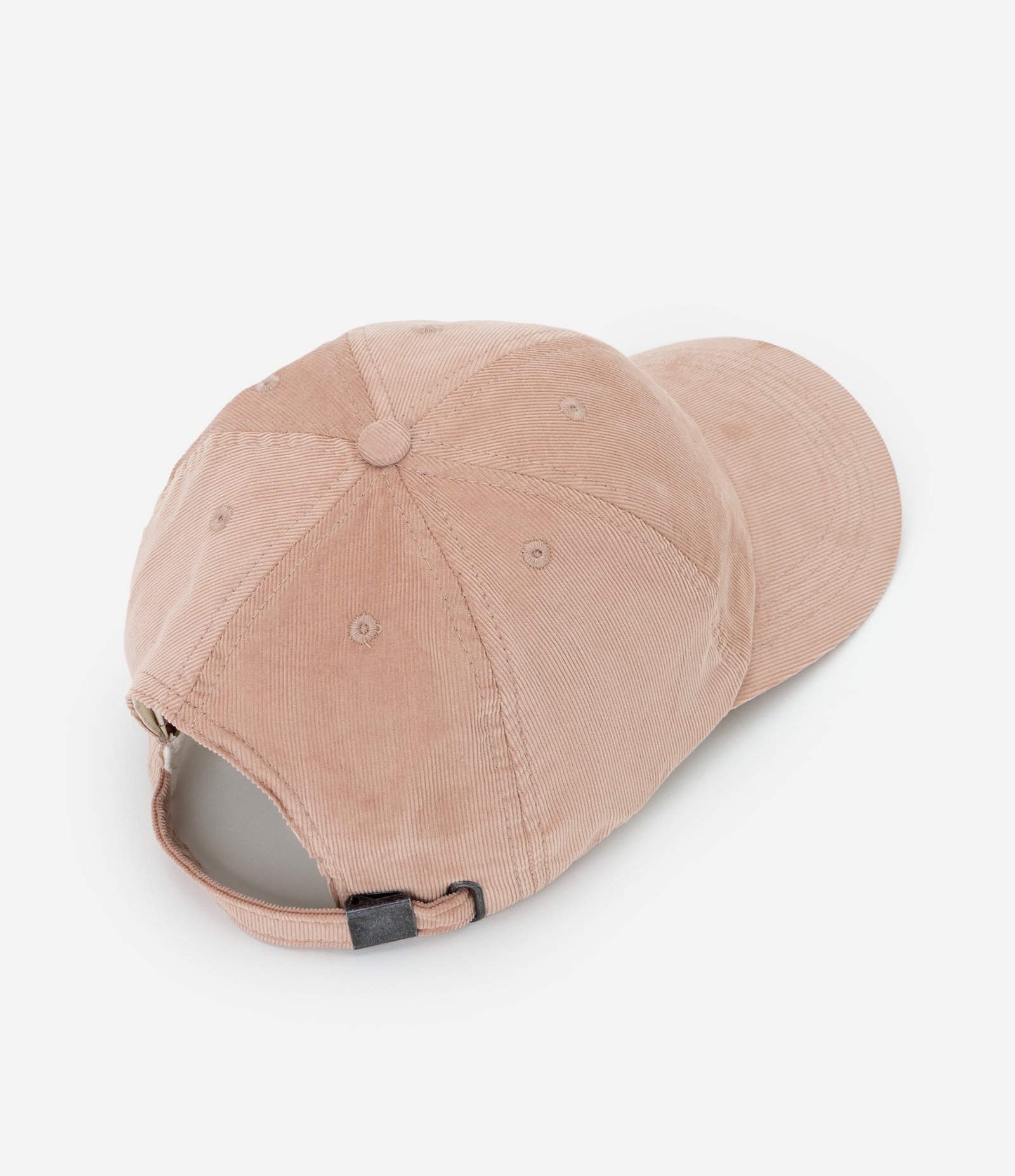 Boné Aba Curve em Veludo com Bordado NYC Rosa 3