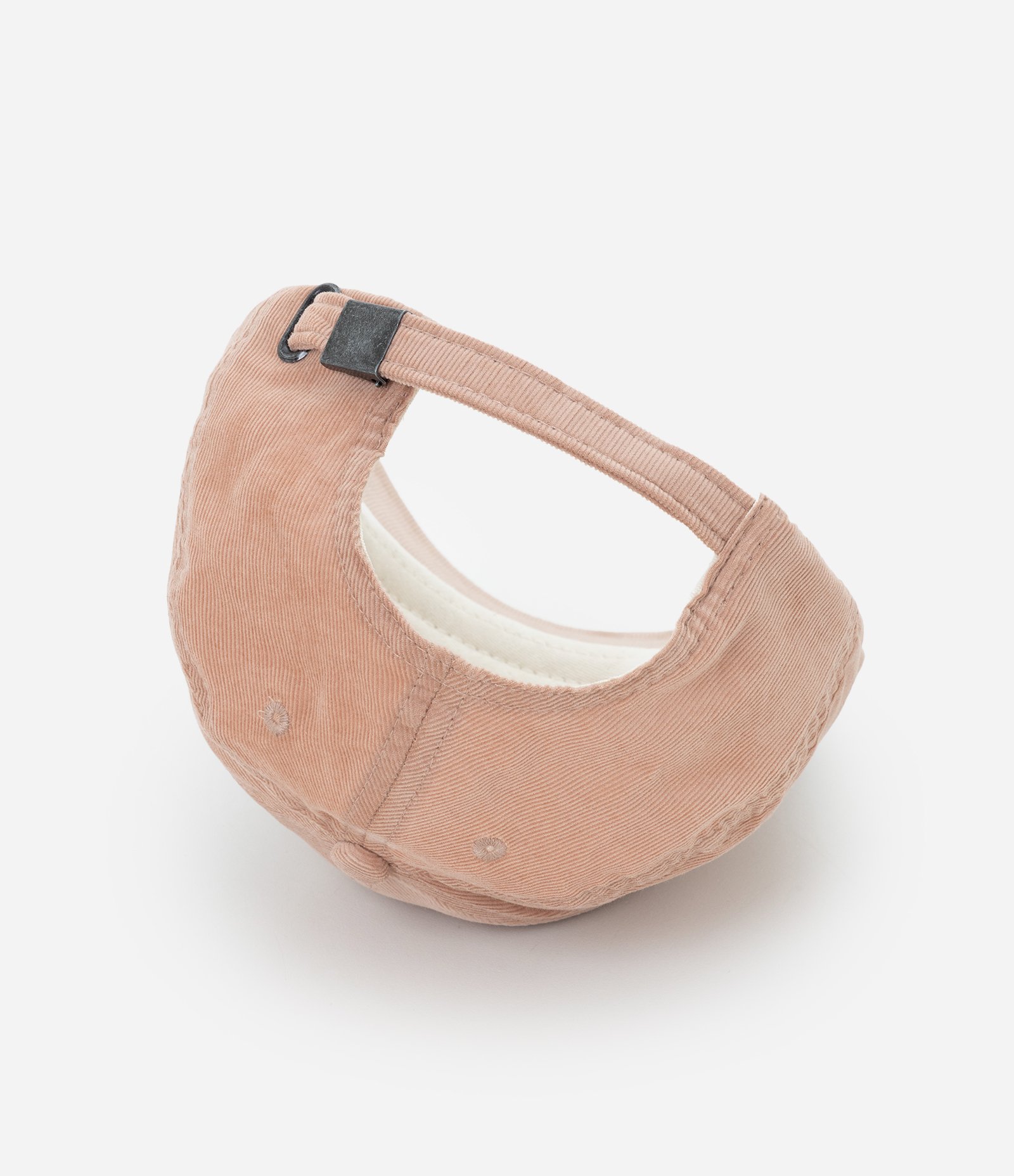 Boné Aba Curve em Veludo com Bordado NYC Rosa 4