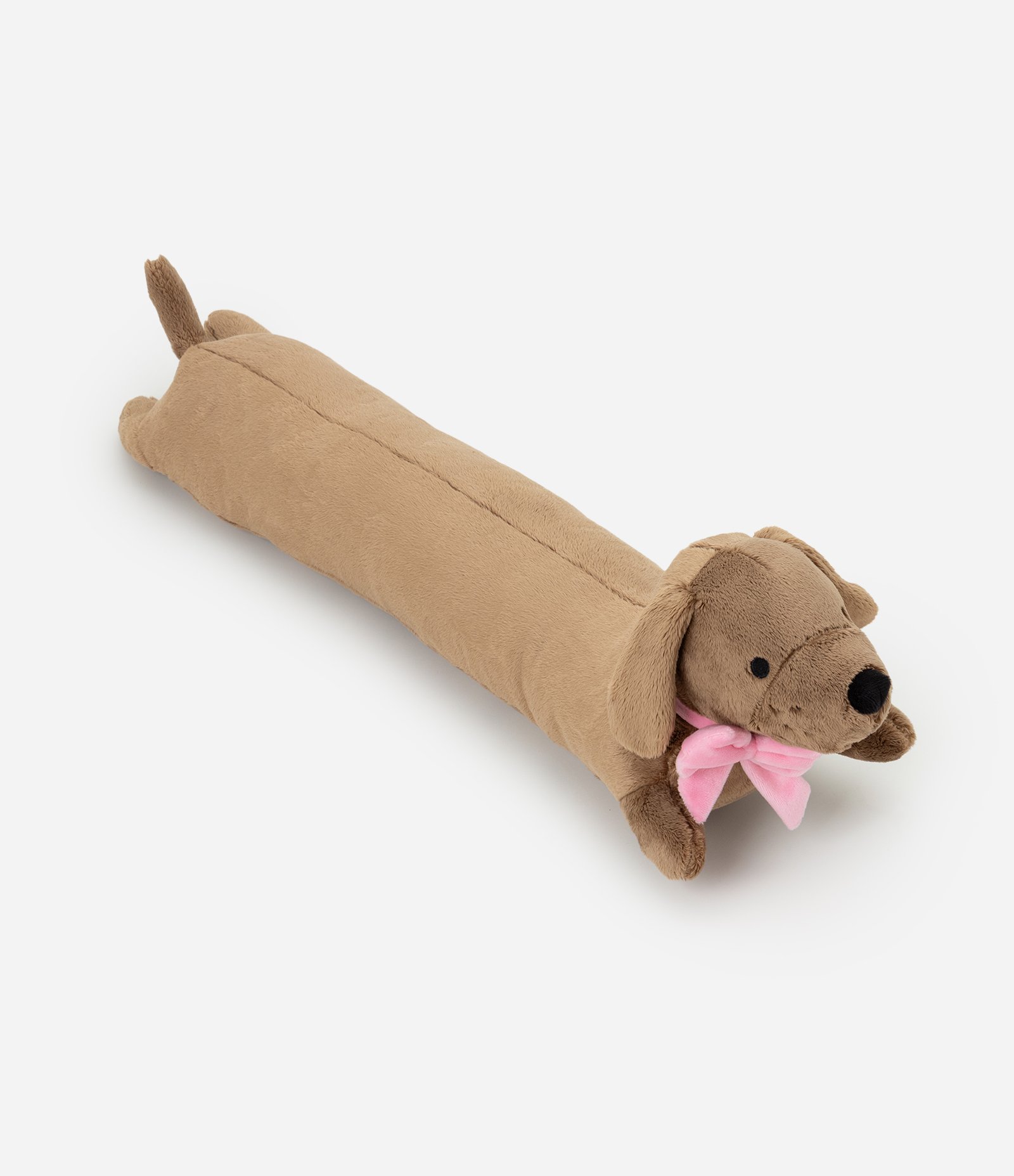 Almofada de Rolo com Formato de Cachorro Marrom 1