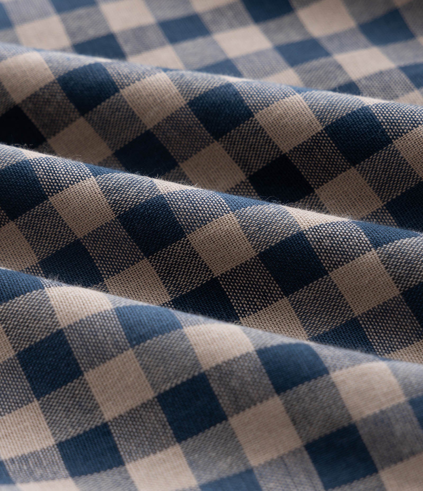 Cueca Samba Canção em Tricoline Xadrez Bege 3