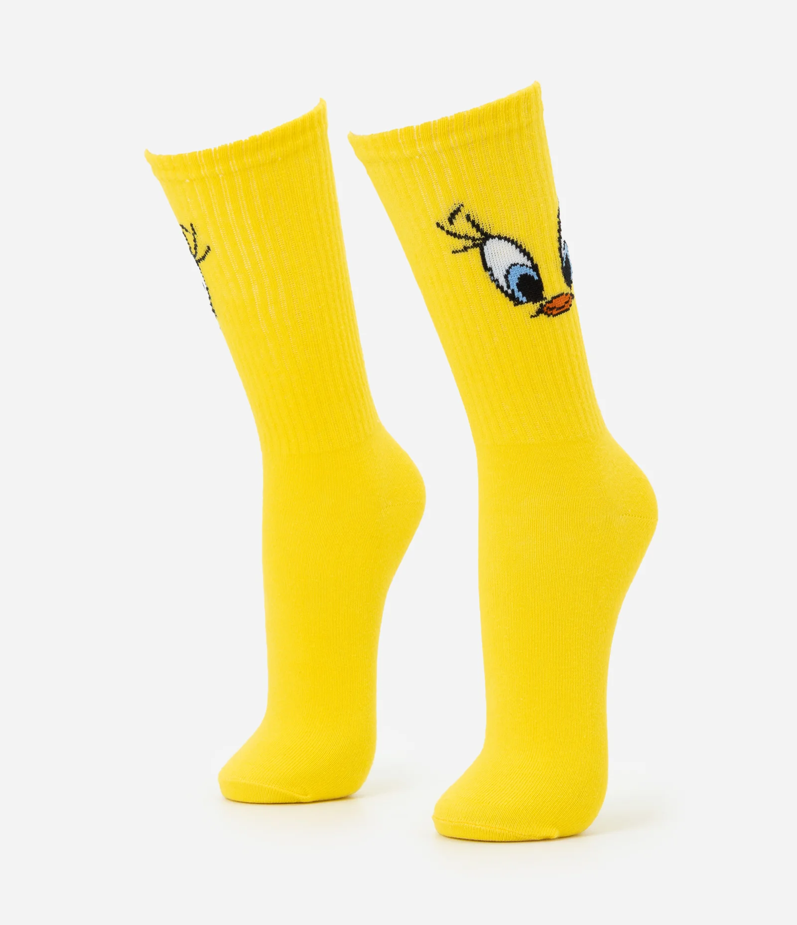Meia Cano Médio em Algodão Piu Piu Amarelo 1