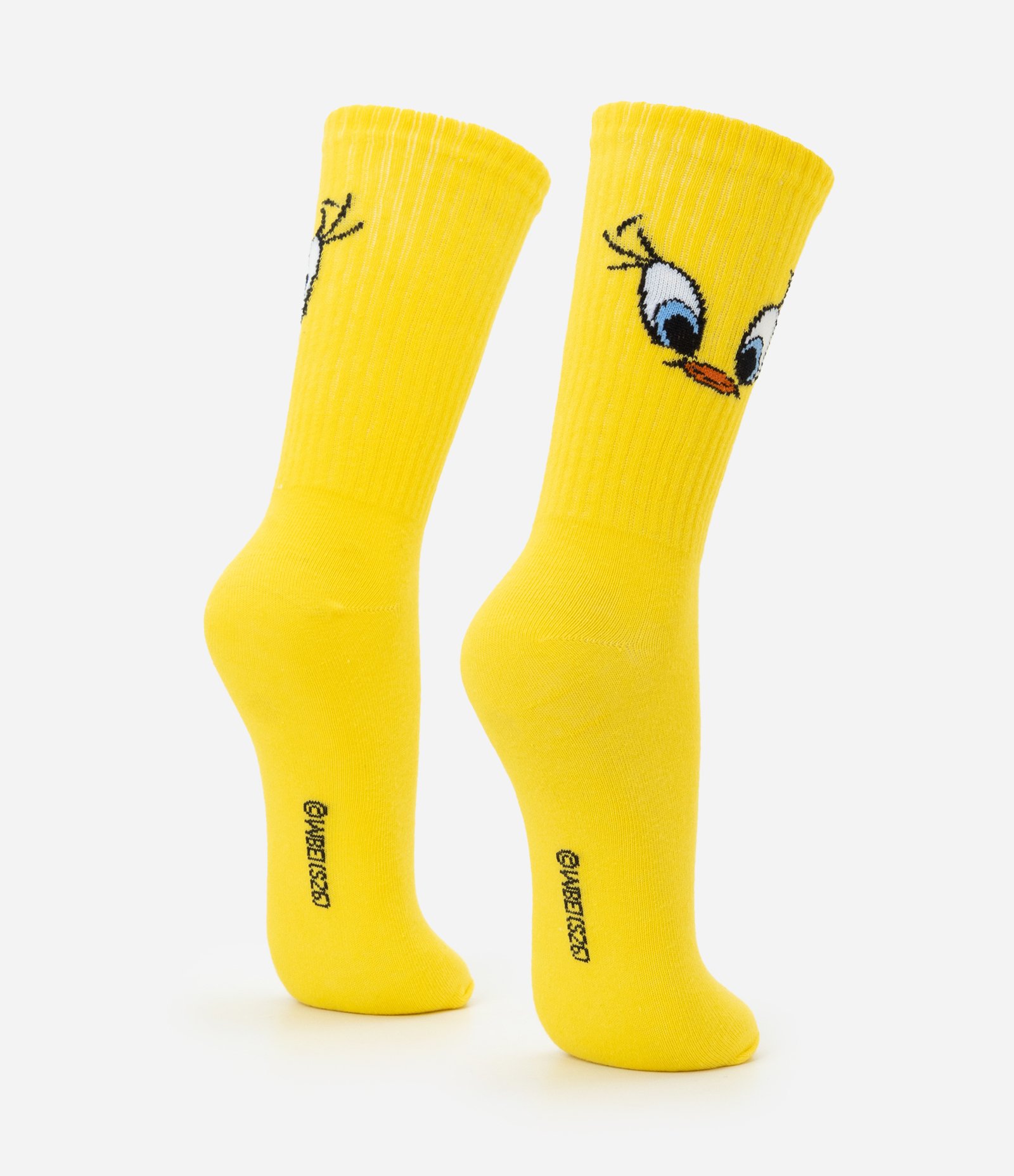 Meia Cano Médio em Algodão Piu Piu Amarelo 3