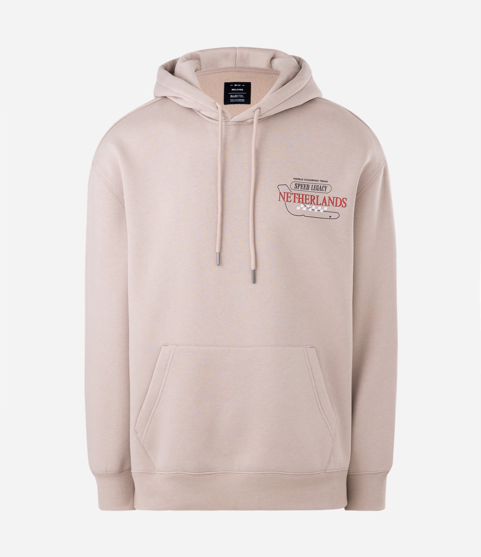 Moletom com Estampa F1 Victory & Glory e Capuz Bege 5