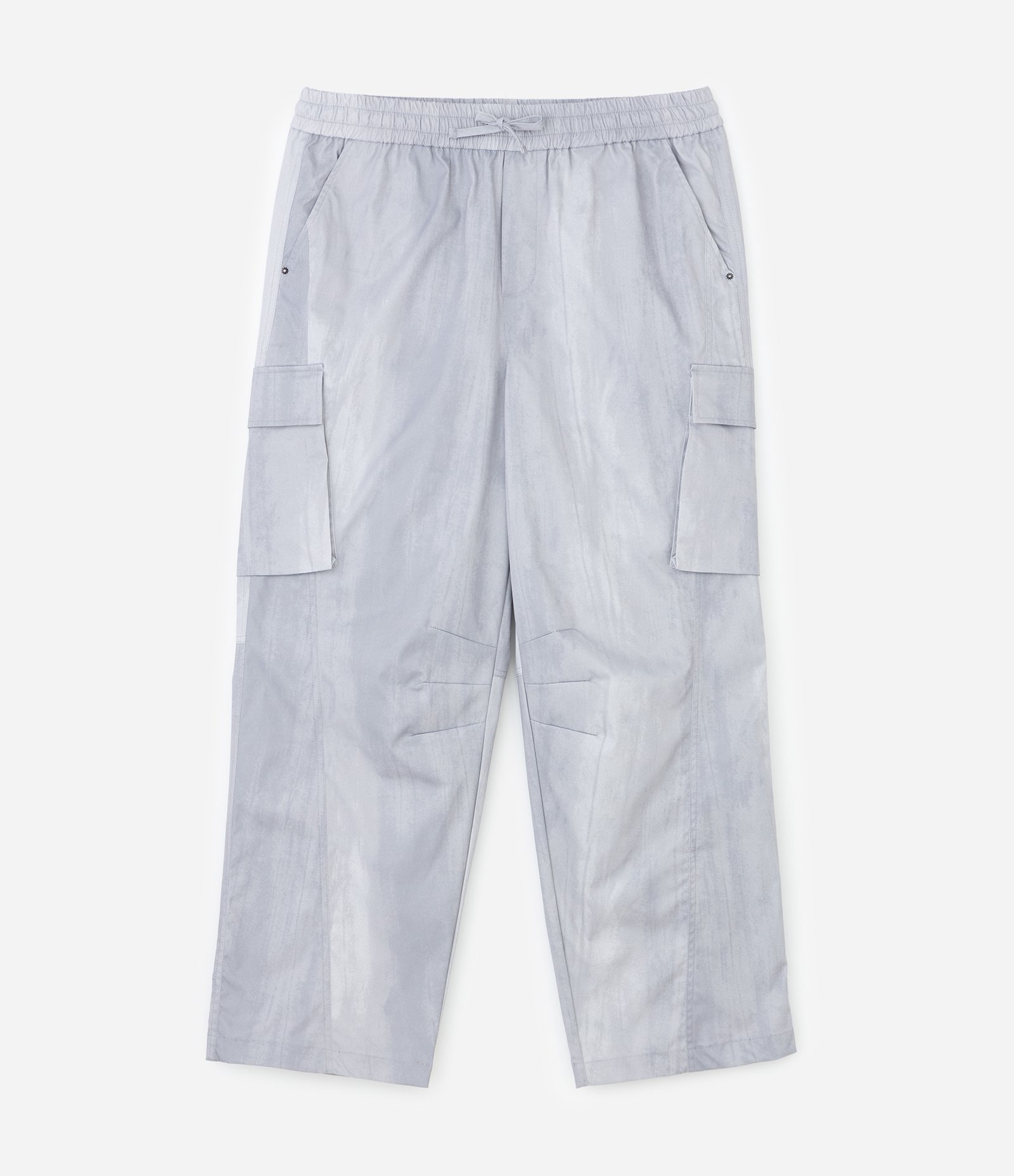 Calça Masculina Super Baggy com Bolsos Cargo Cinza 5