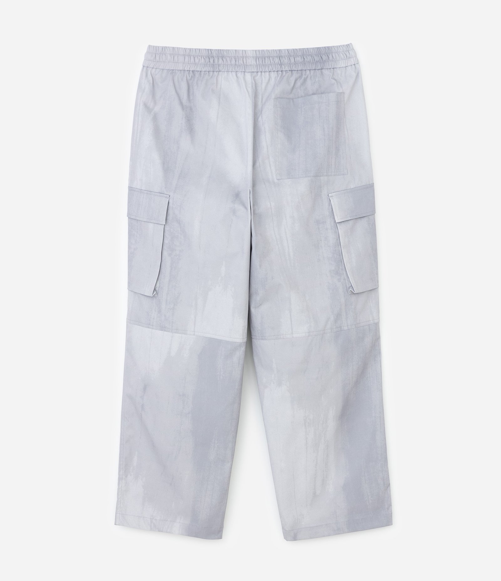 Calça Masculina Super Baggy com Bolsos Cargo Cinza 6