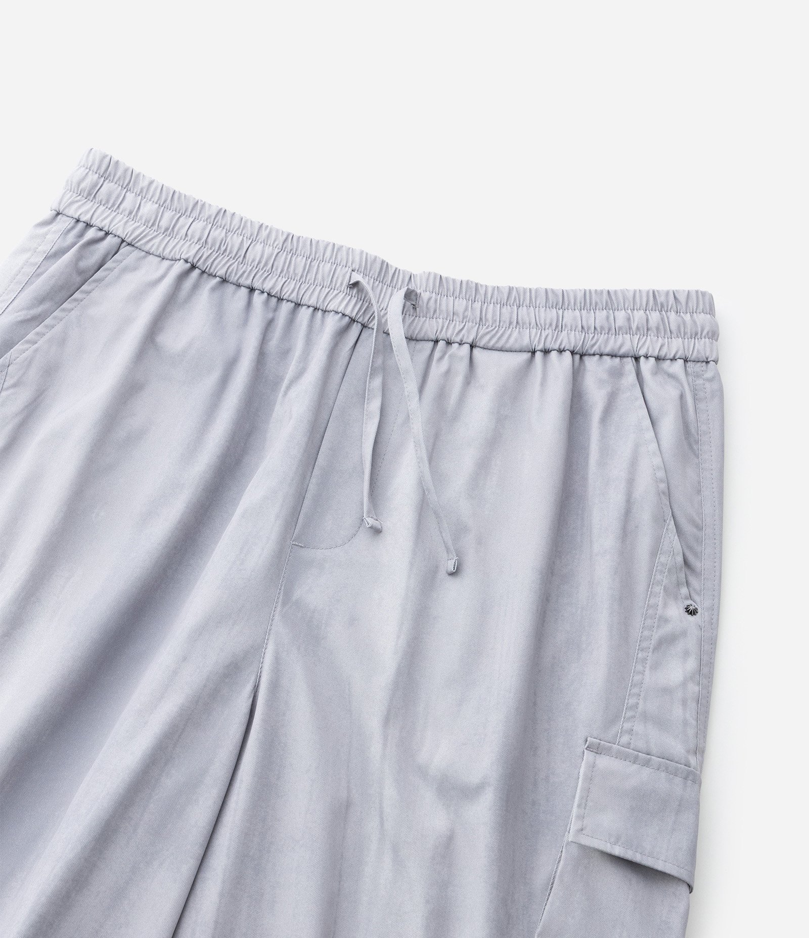 Calça Masculina Super Baggy com Bolsos Cargo Cinza 8