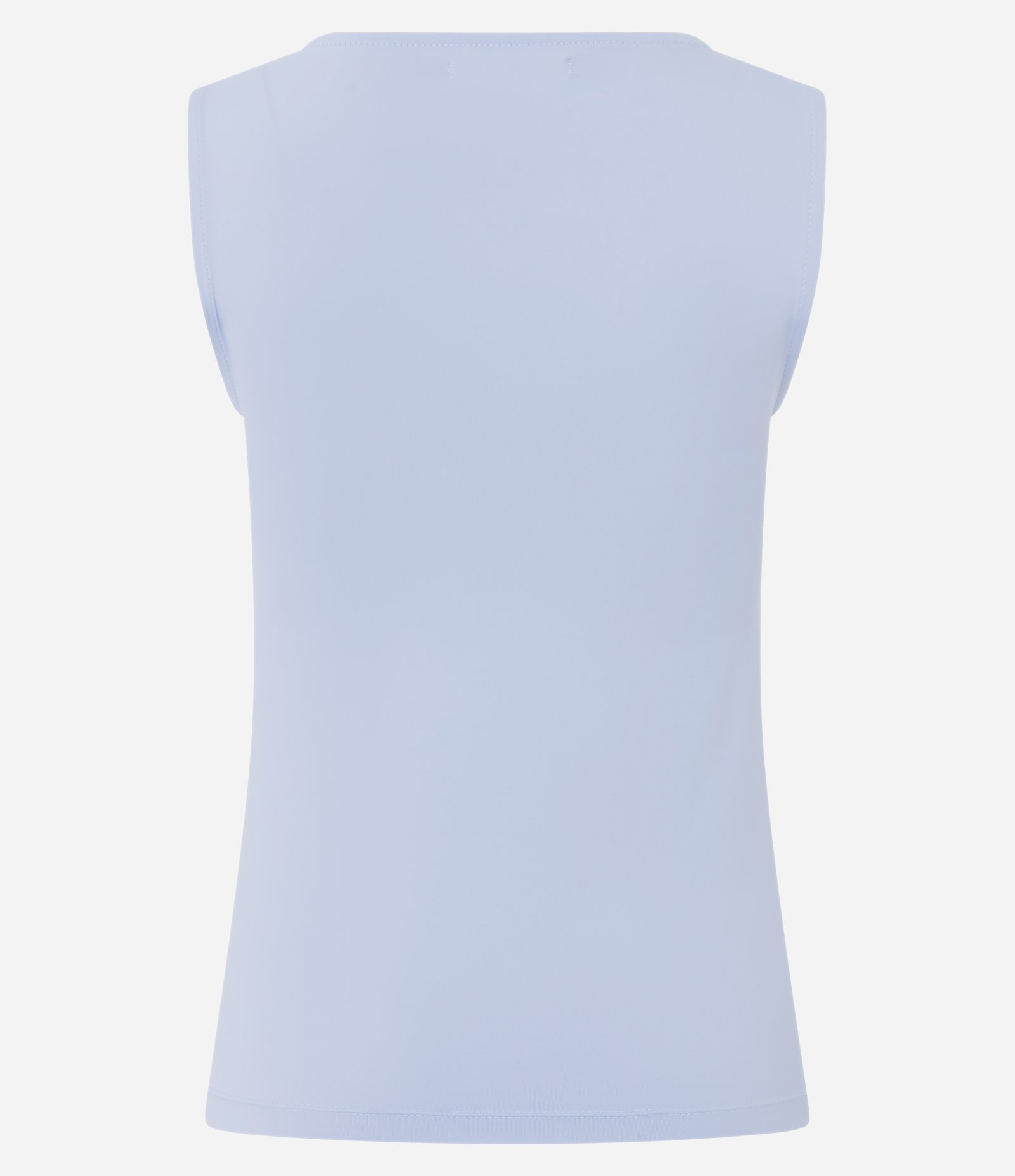Blusa Regata com Gola Halter em Poliamida Azul 5