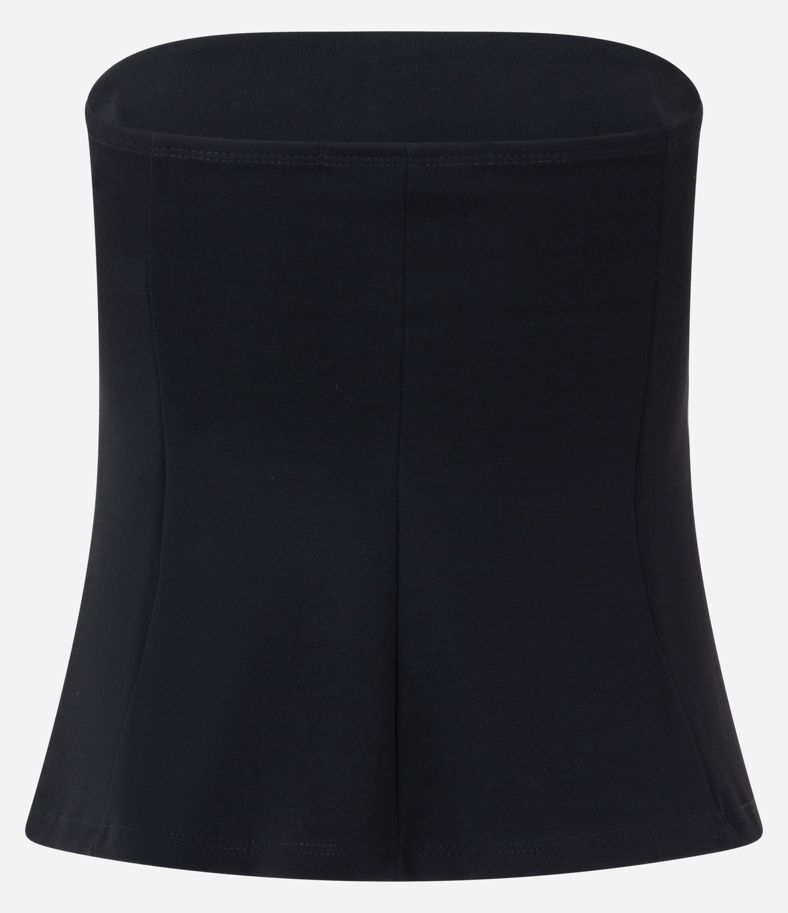 Blusa Tomara que Caia em Ponto Roma com Barra Peplum Preto 6