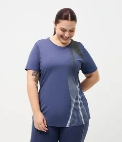 Camiseta Esportiva com Tecnologia Dry Curve & Plus Size