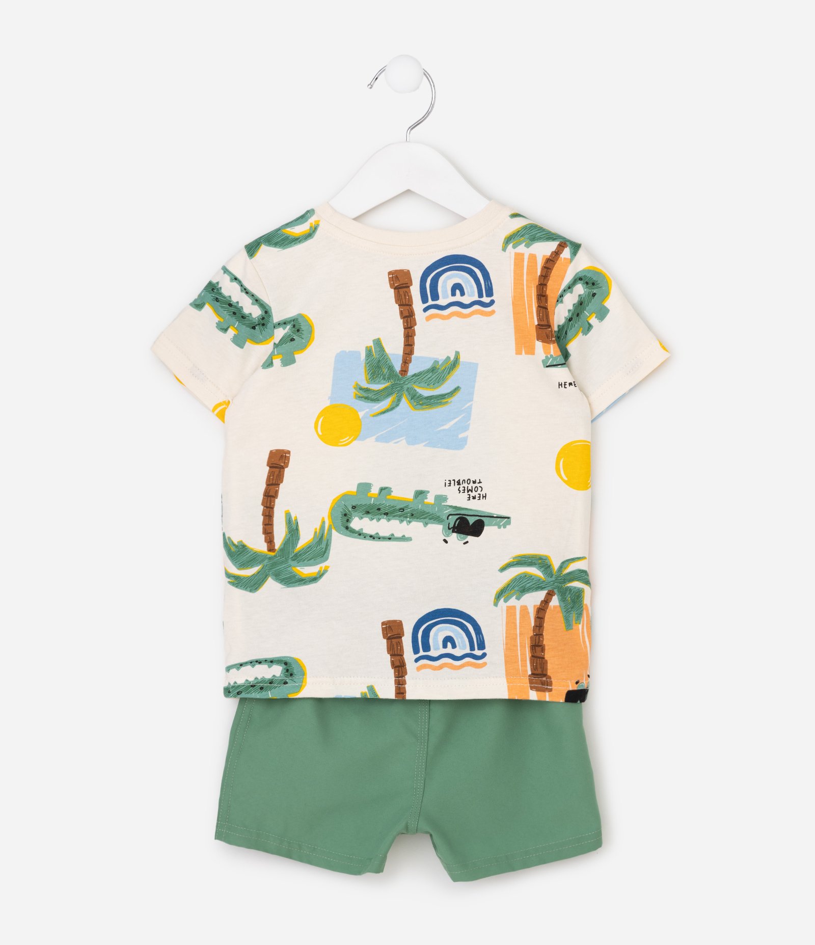 Conjunto Infantil Em Microfibra - Tam 1 a 6 Anos Multicores 2