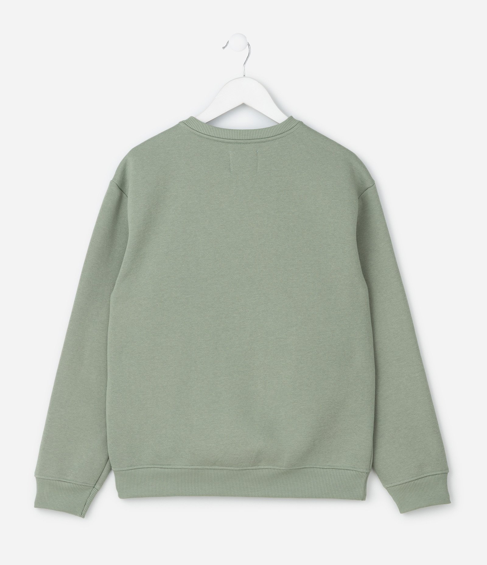 Casaco Moletom Fechado com Lettering Love - Tam 4 a 10 Anos Verde 3