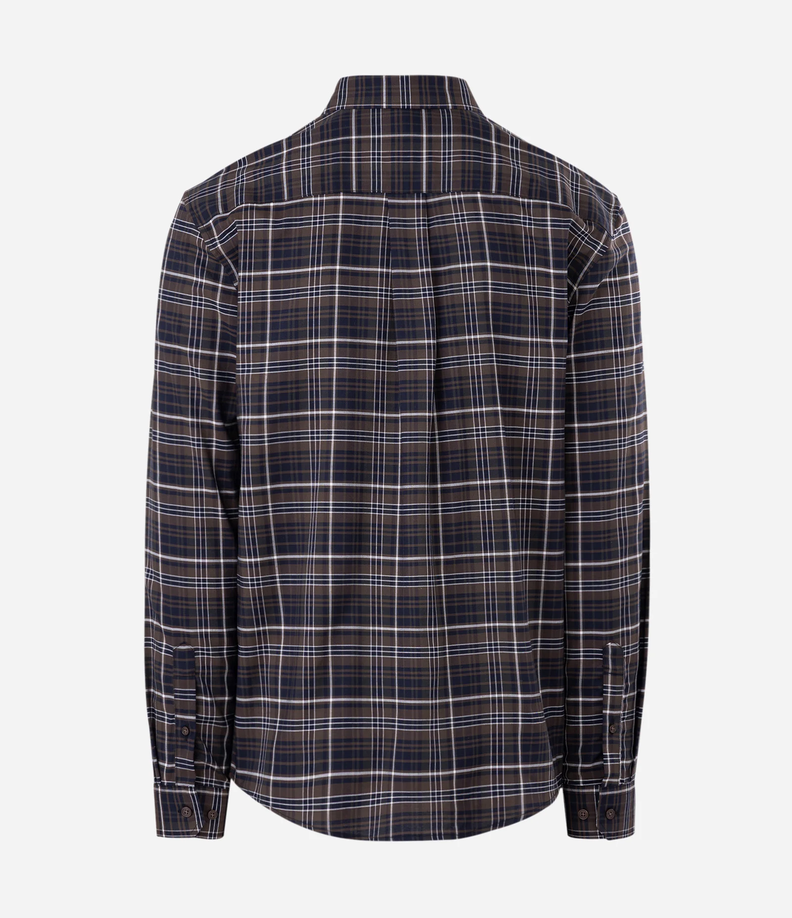 Camisa Manga Longa em Flanela e Estampa Xadrez Verde 2