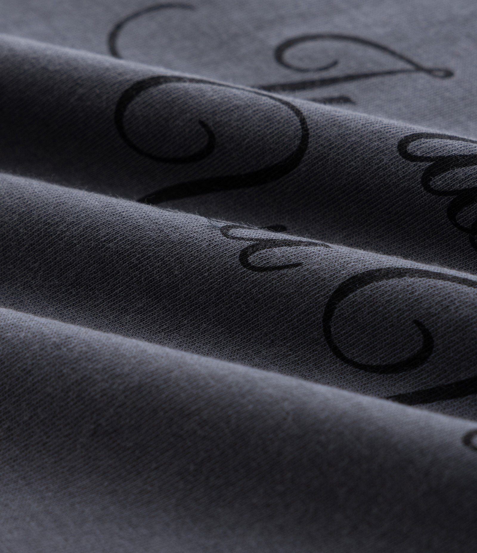 Camiseta Infantil com Lettering e Manga Renda – Tam 5 a 14 Anos Cinza Escuro 3