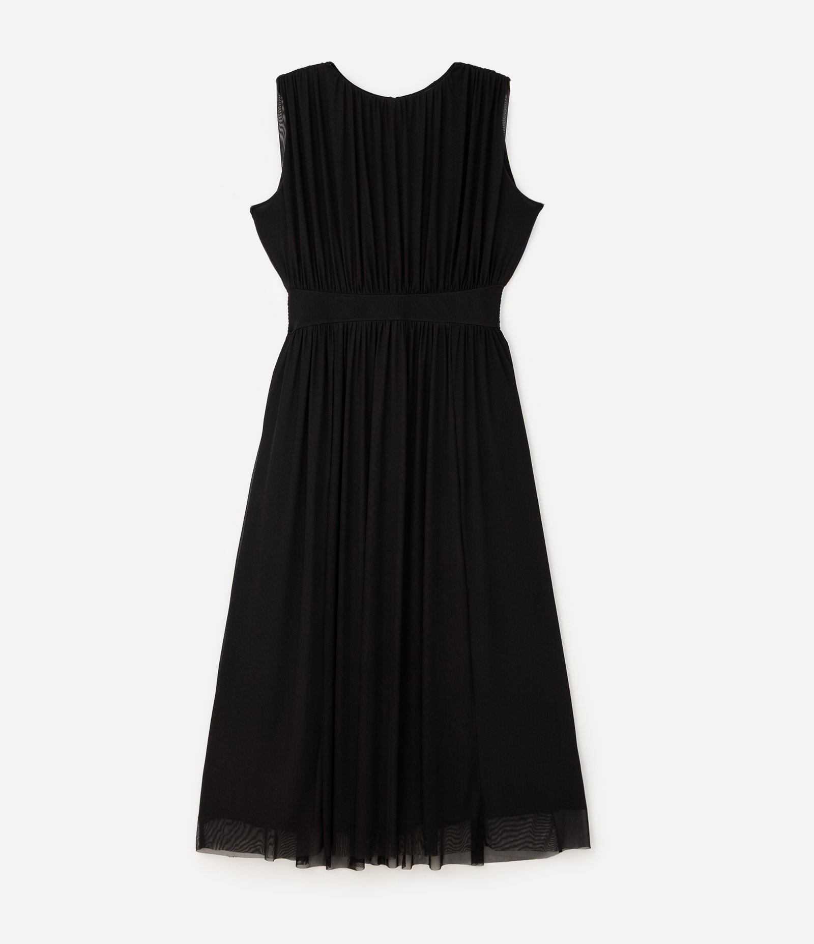 Vestido Longo em Tule Curve & Plus Size Preto 1