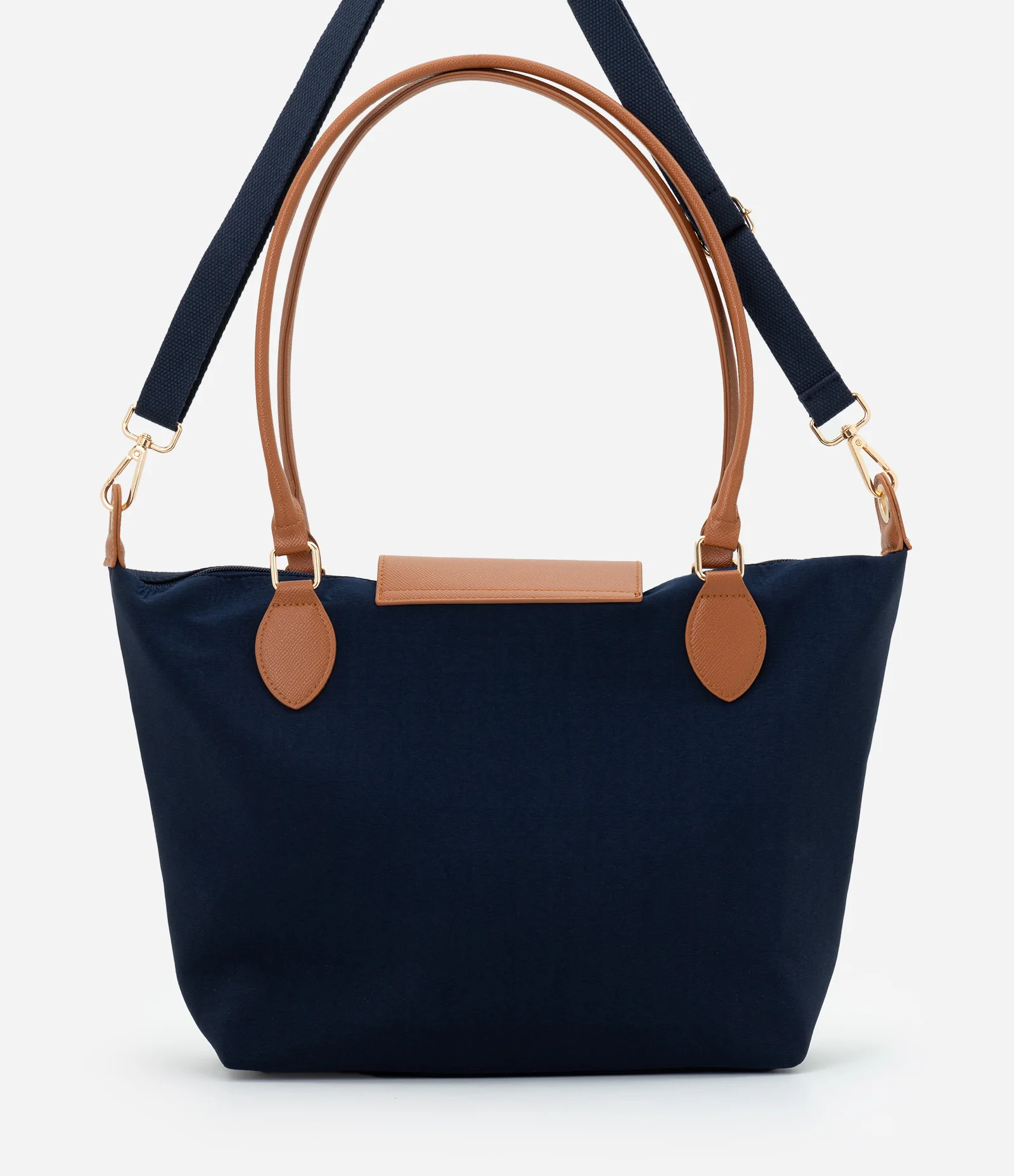 Bolsa Grande com Lapela e Alças em PU Azul 2