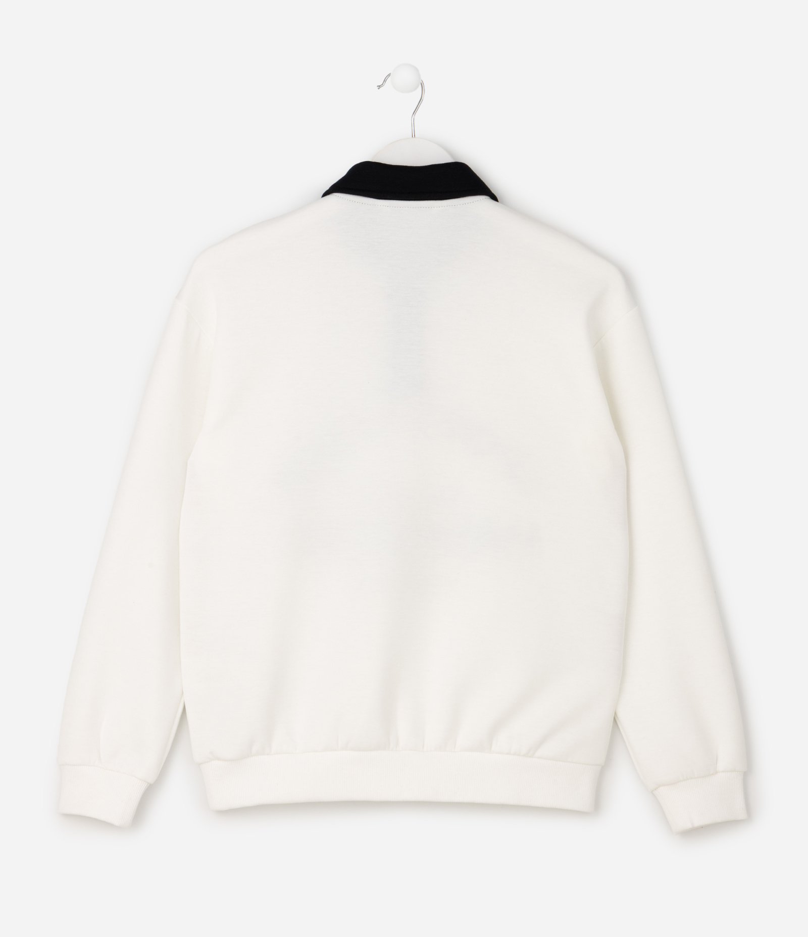 Casaco Relaxed Infantil em Moletom com Lettering Hamptons – Tam 5 a 16 Anos Branco 3