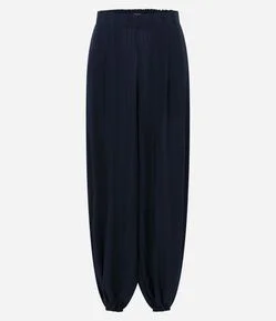 Calça Aladim Xadrez em Crepe