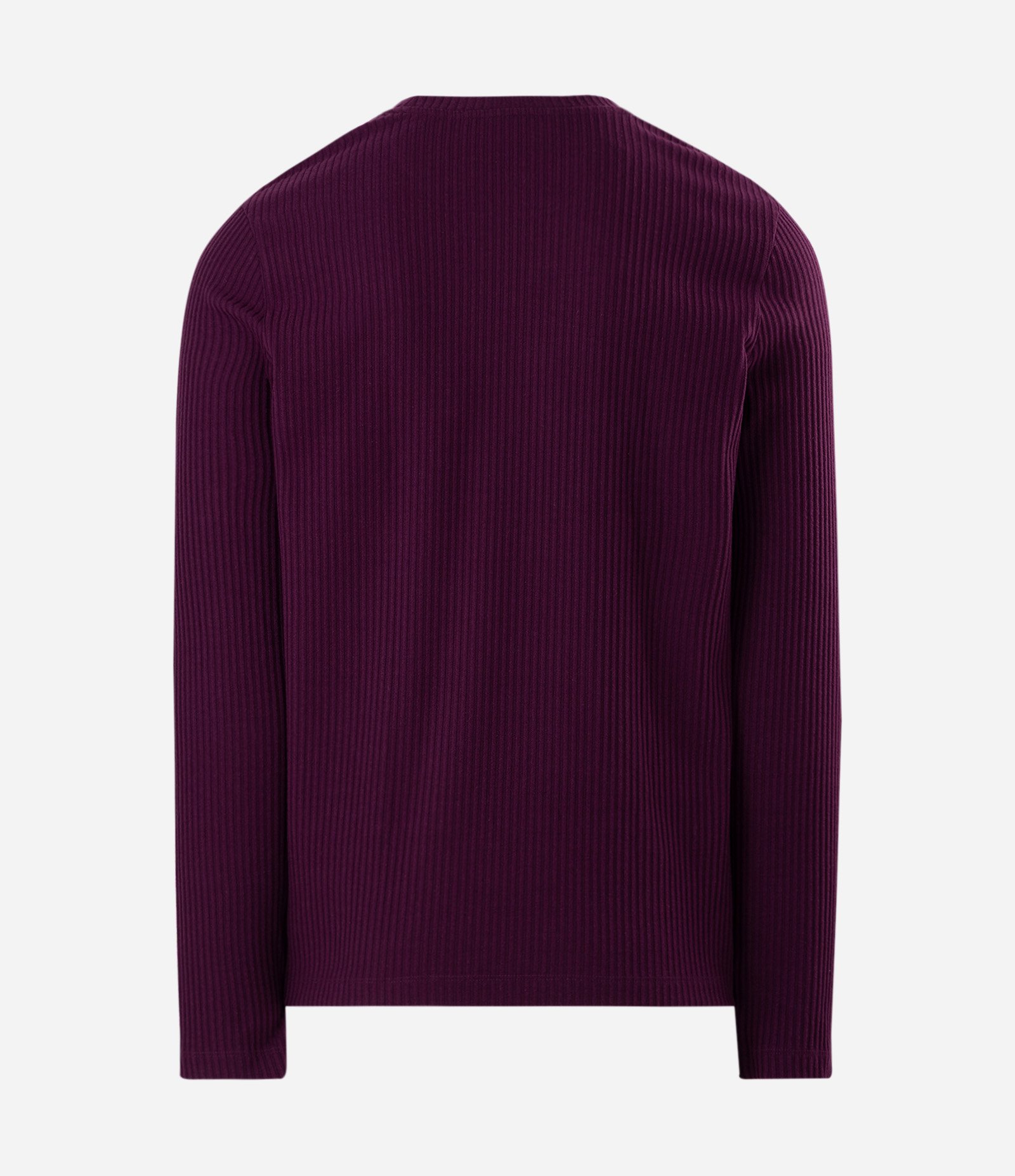 Camiseta em Veludo com Textura Canelada Roxo 8