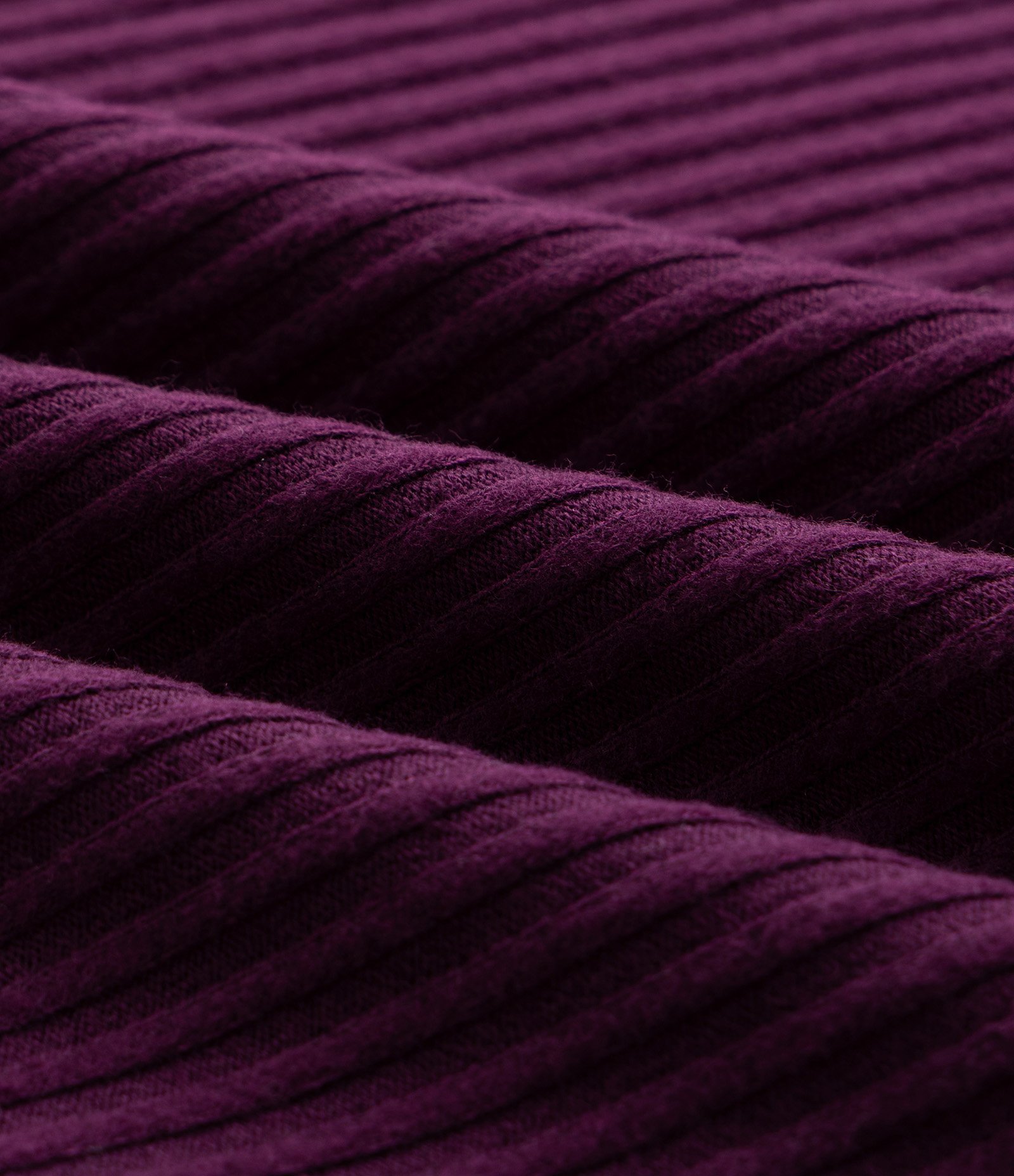 Camiseta em Veludo com Textura Canelada Roxo 9