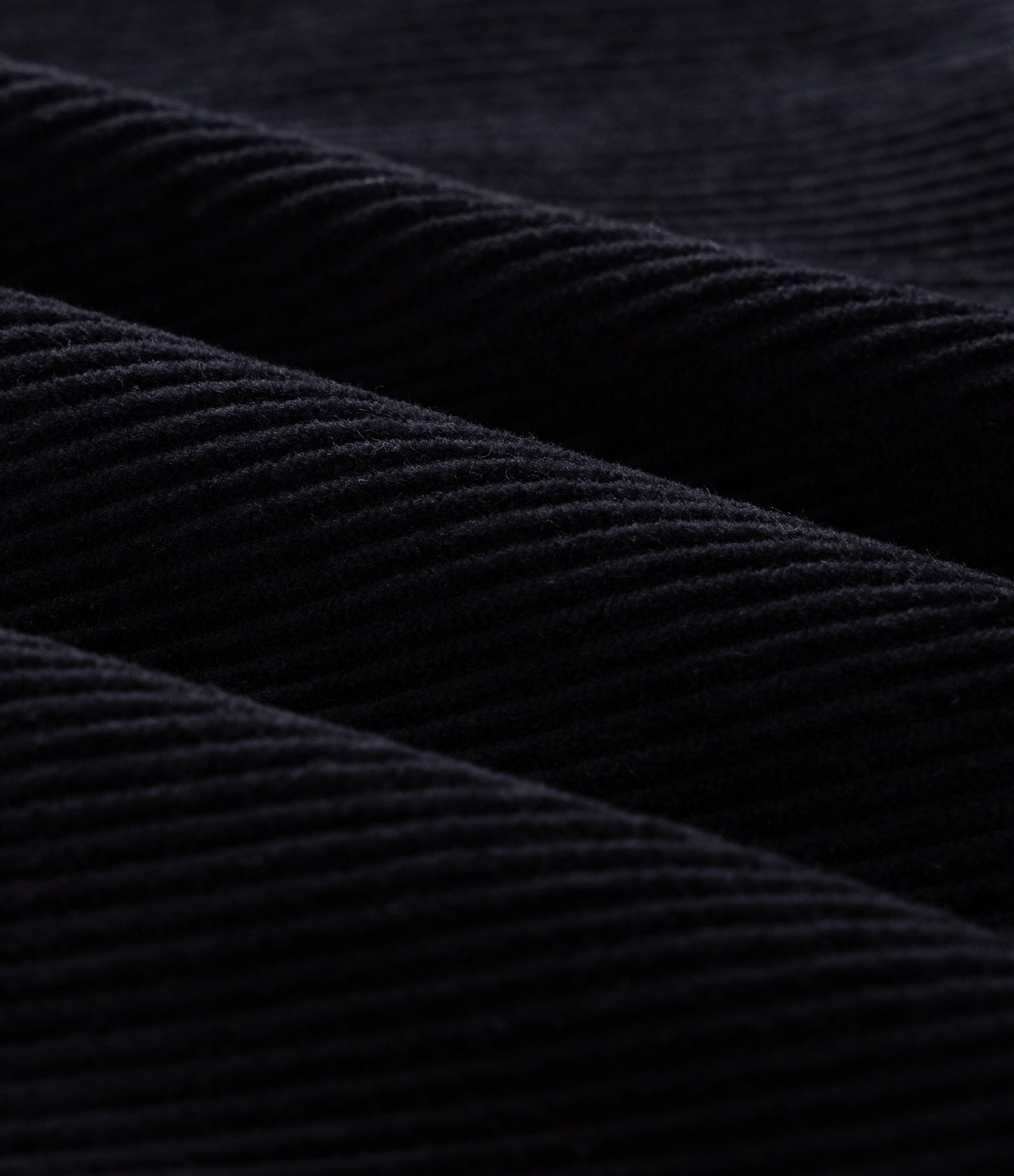 Camisa em Veludo Cotelê com Bolsos Preto 6