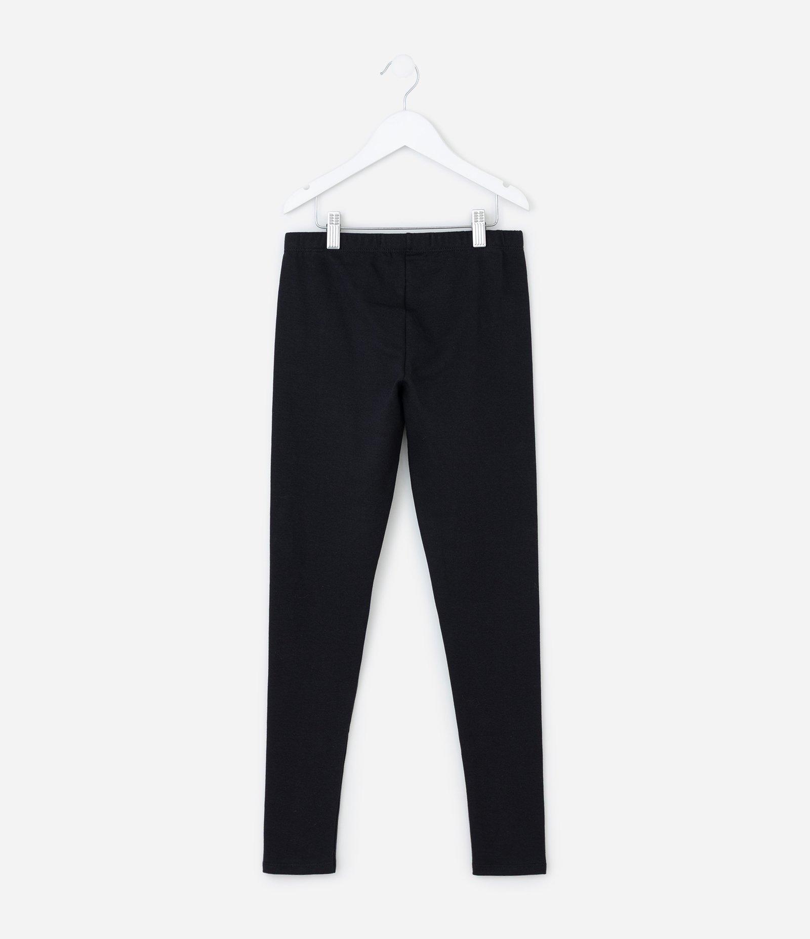 Calça Infantil Legging em Moletinho com Felpa – Tam 5 a 14 Anos Preto 3