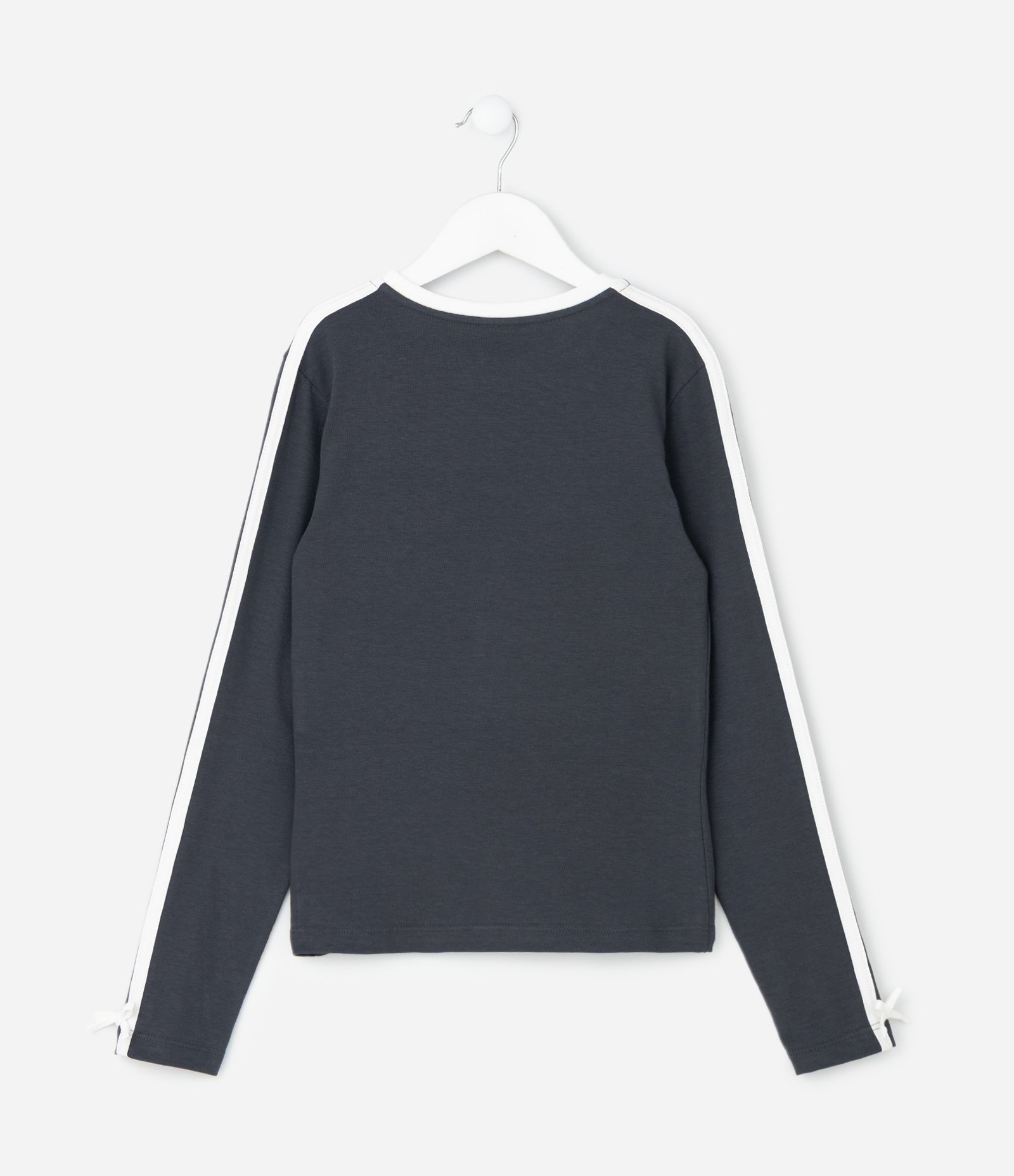 Blusa Infantil Baby Look com Lettering – Tam 5 a 14 Anos Preto Fosco 3