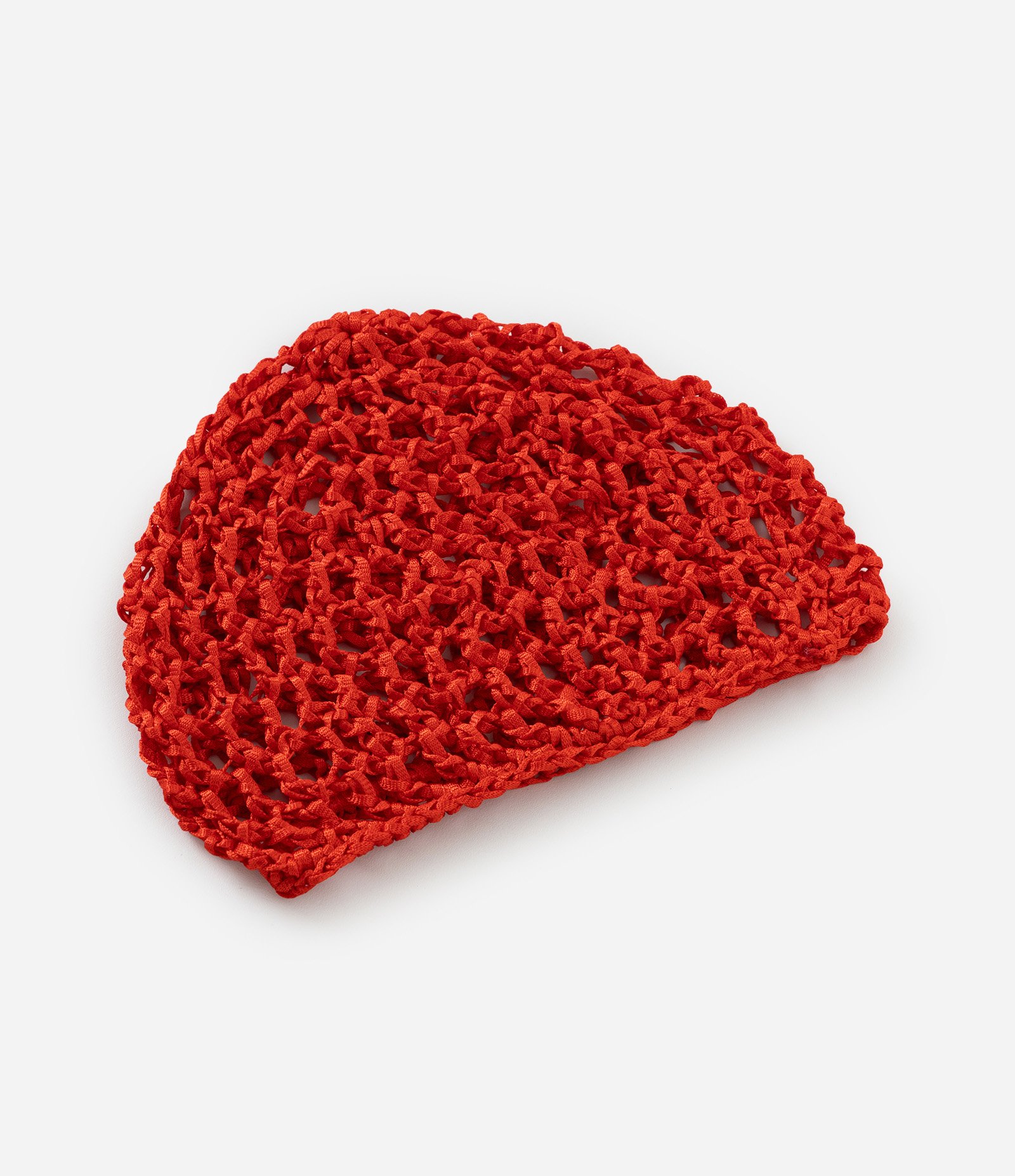 Touca em Crochê Liso Vermelho 1