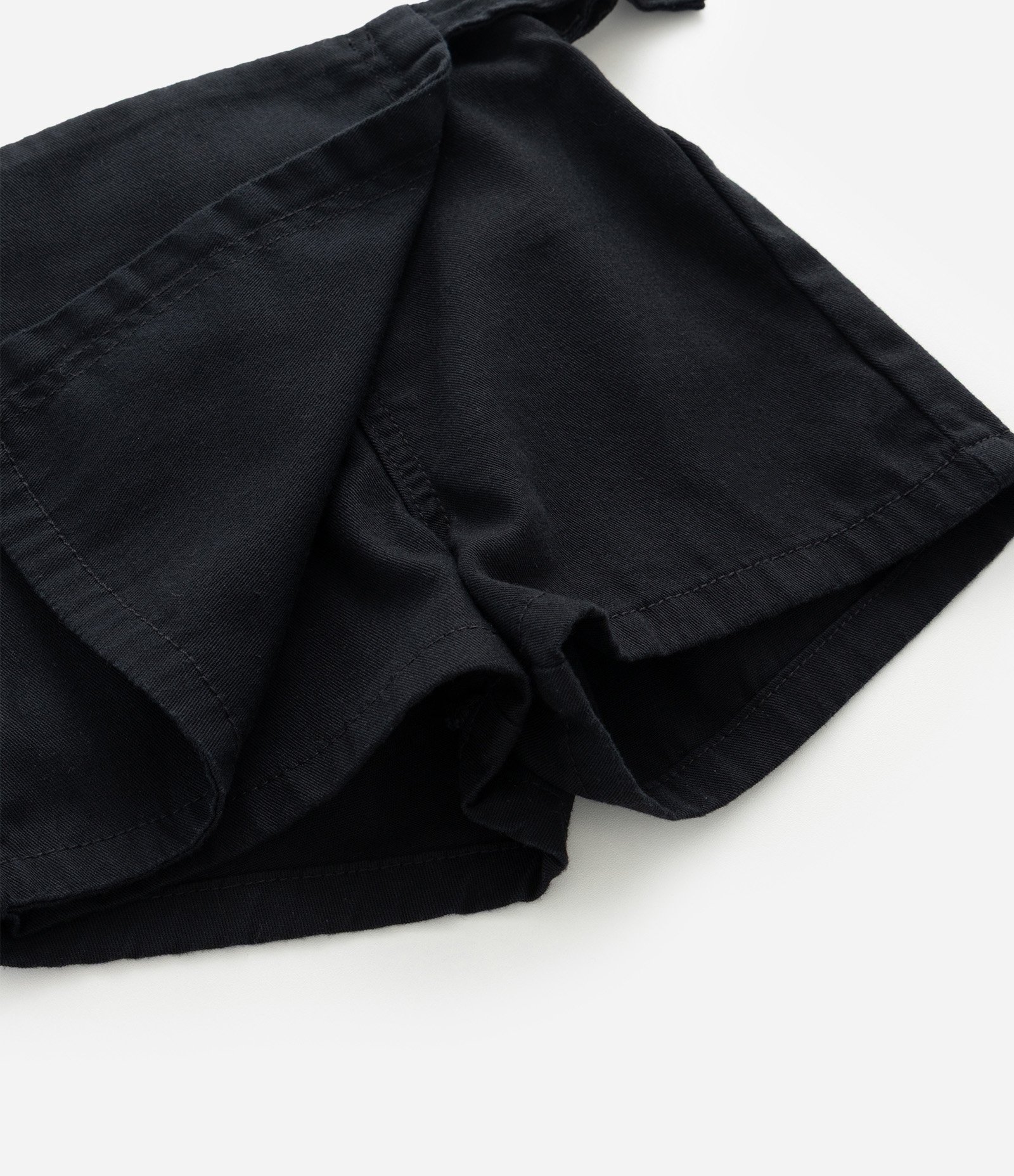 Short Saia Infantil com Aviamento Floral – Tam 1 a 6 Anos Preto 6