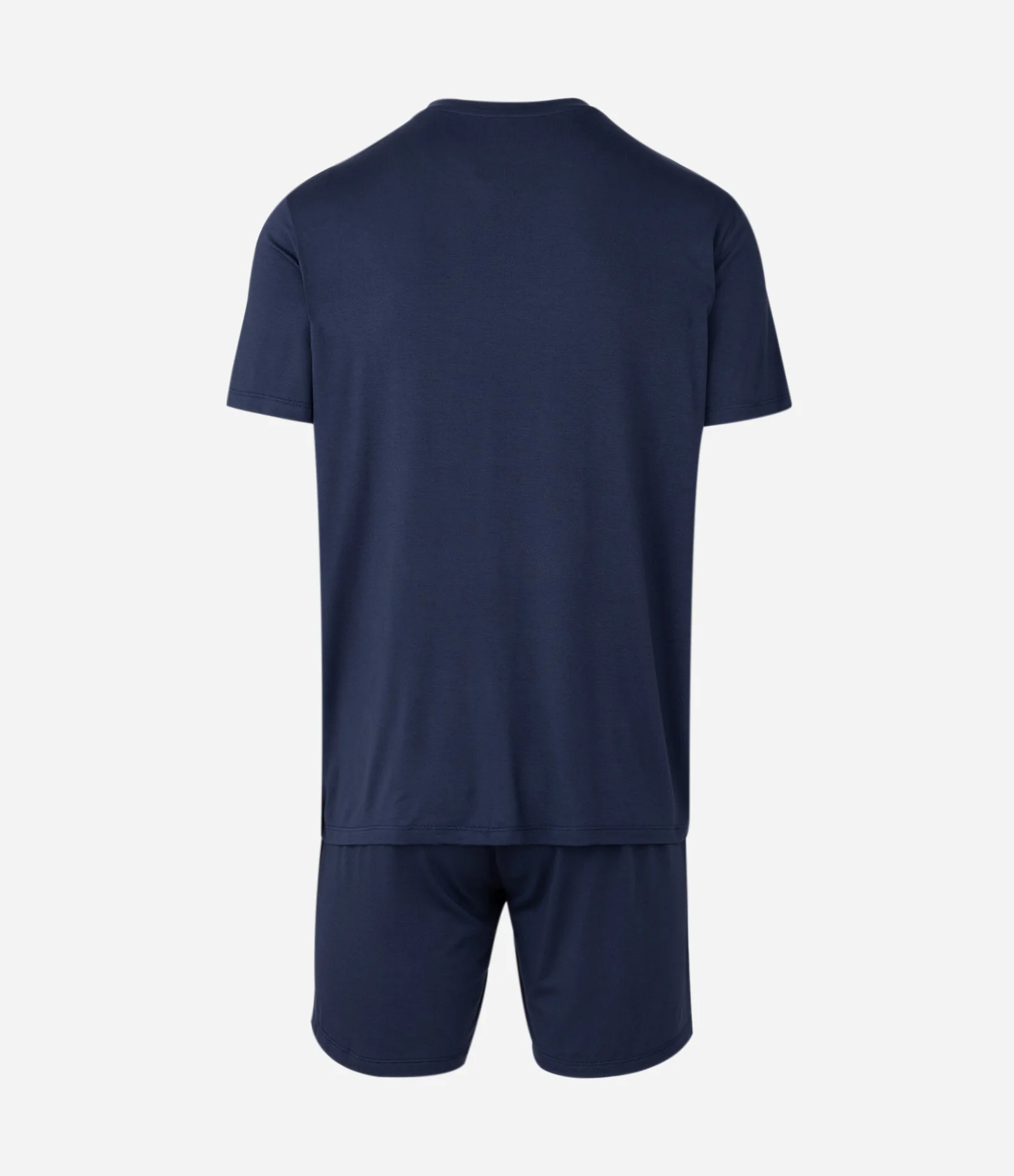 Pijama Curto Masculino Viscolycra com Cós Elástico Aparente Azul 2
