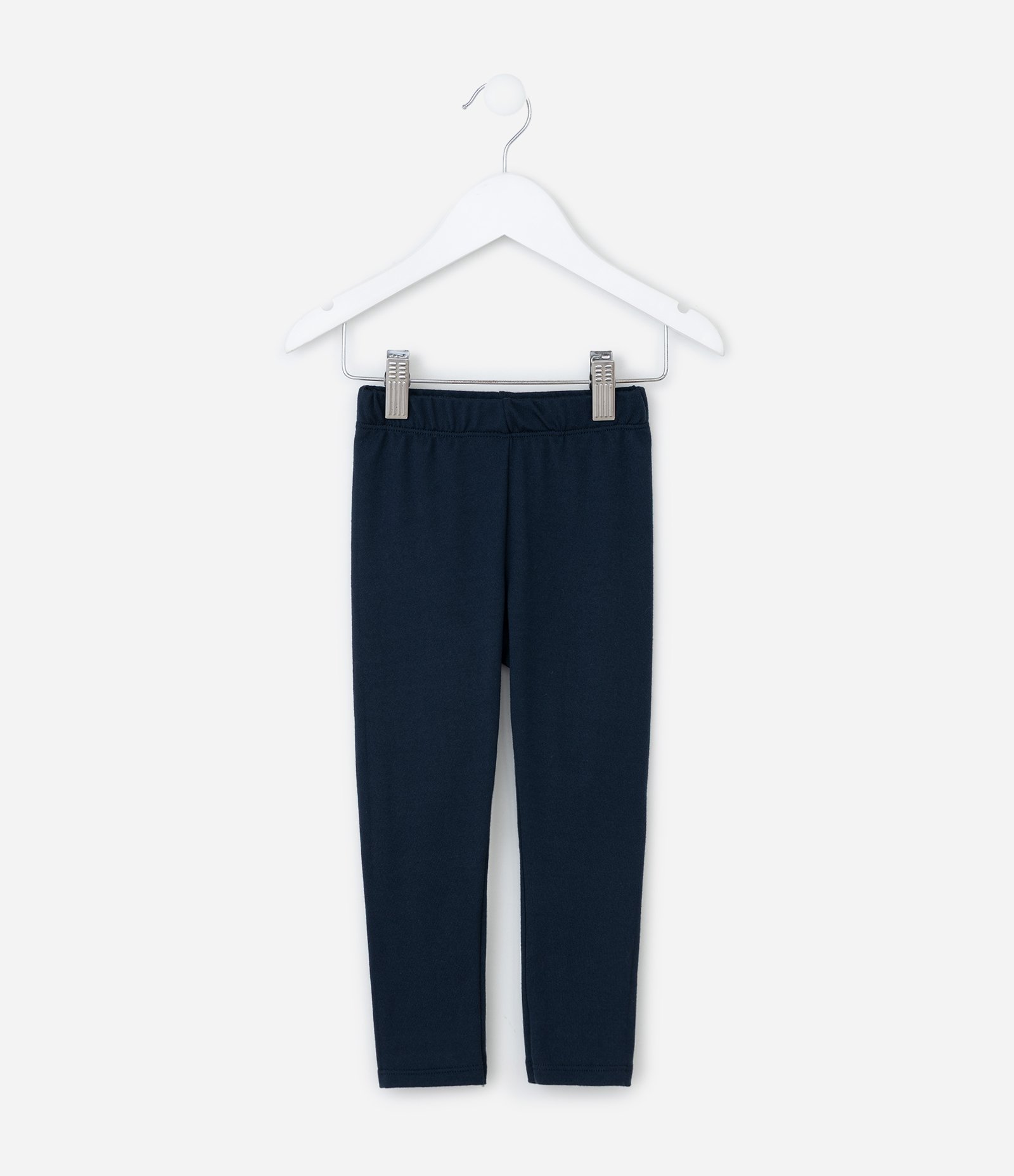 Calça Legging Infantil em Malha Térmica - Tam 1 a 5 Anos Azul Marinho 2